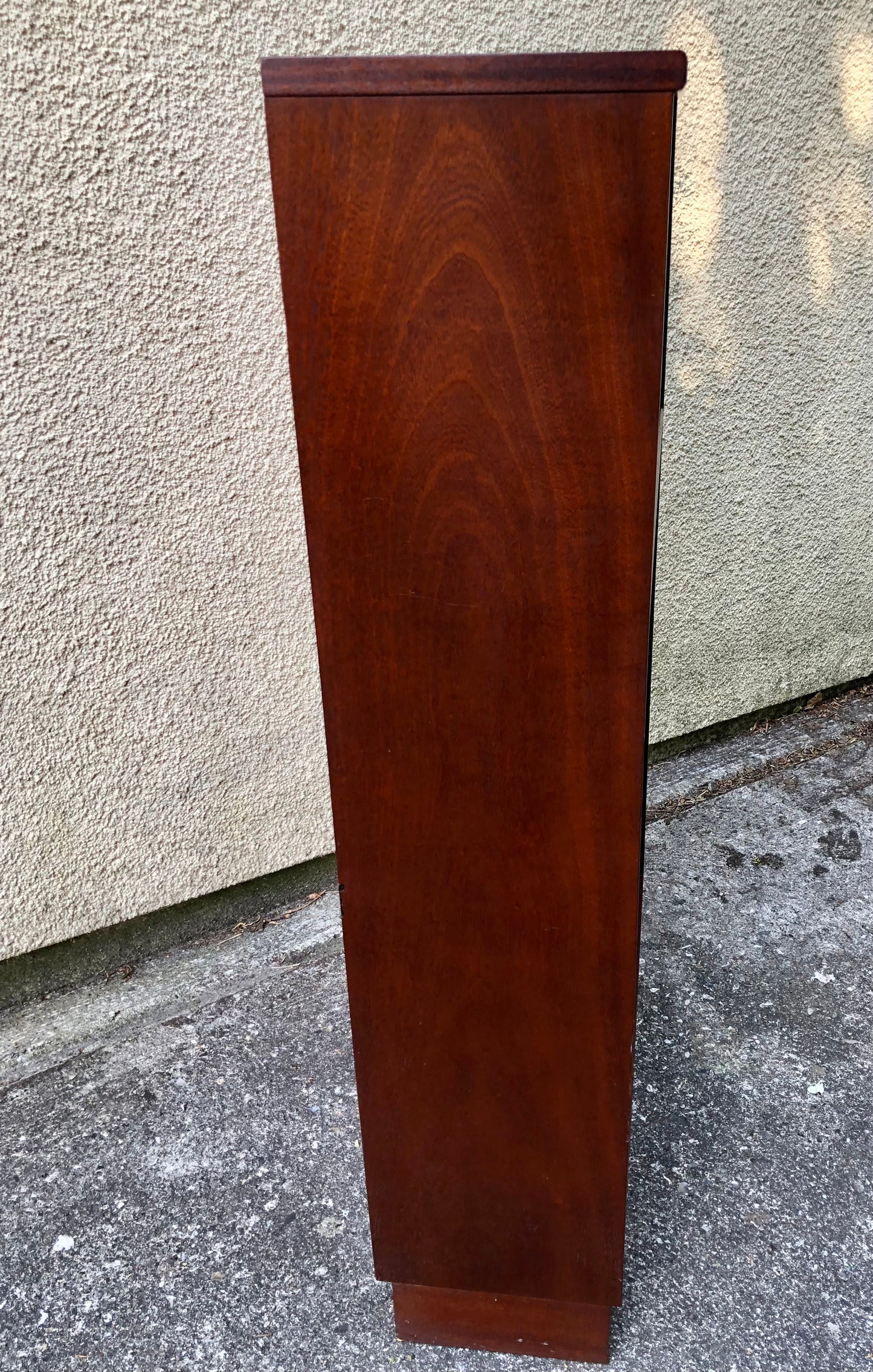 000520....Handsome Vintage Mahogany Bookcase