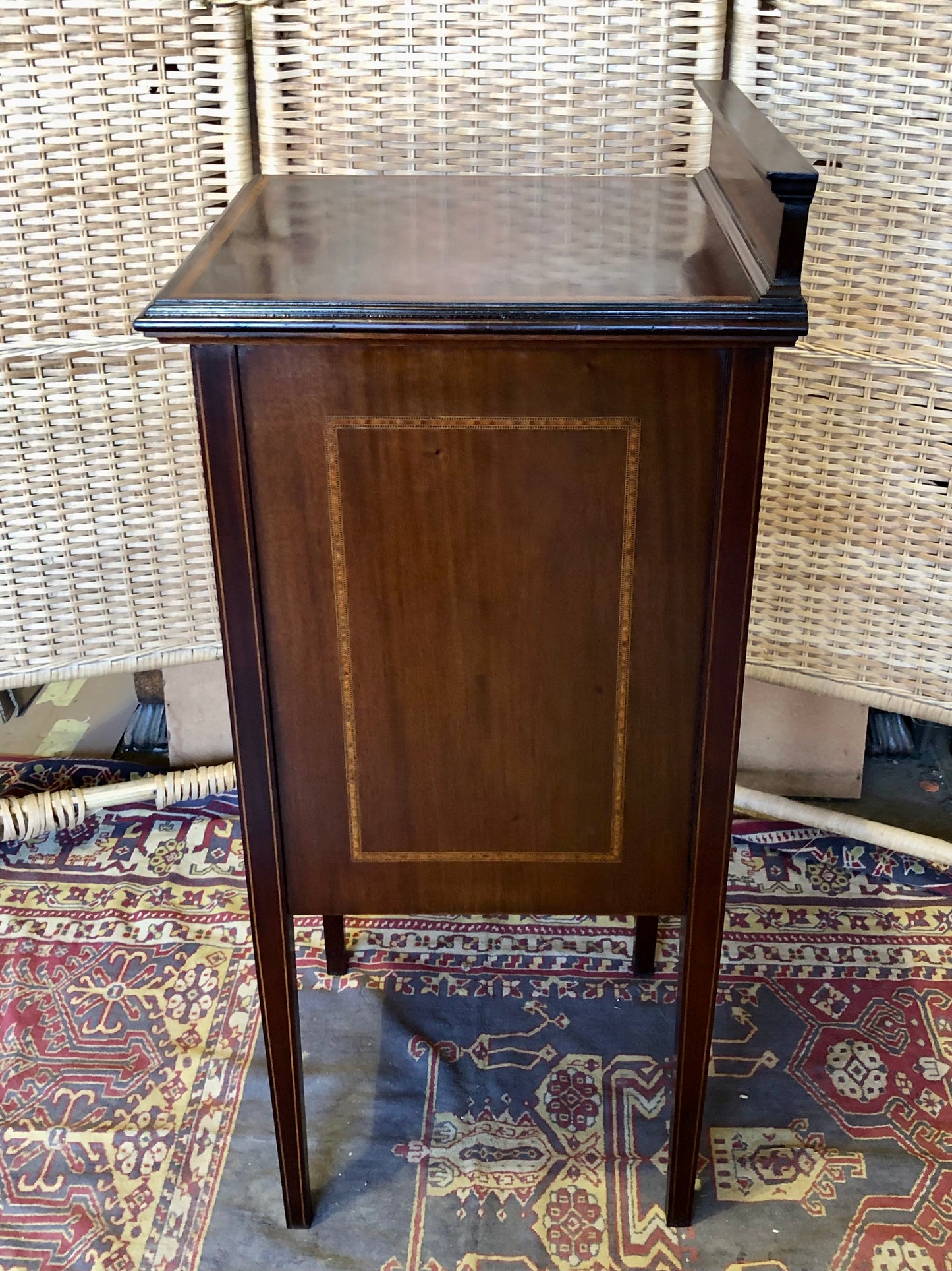 000517....Bedside Table Edwardian Nightstand ( sold )
