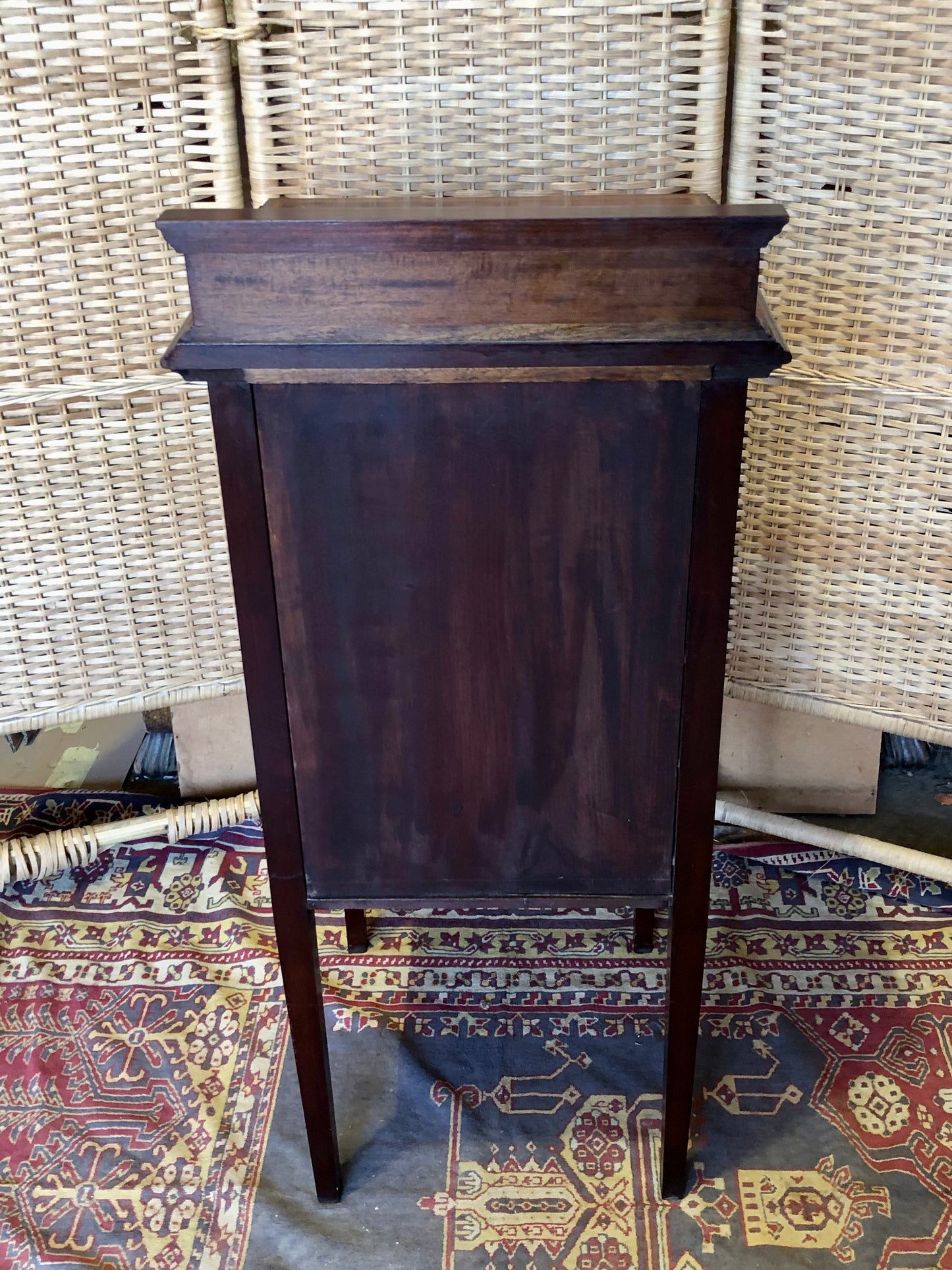 000517....Bedside Table Edwardian Nightstand ( sold )