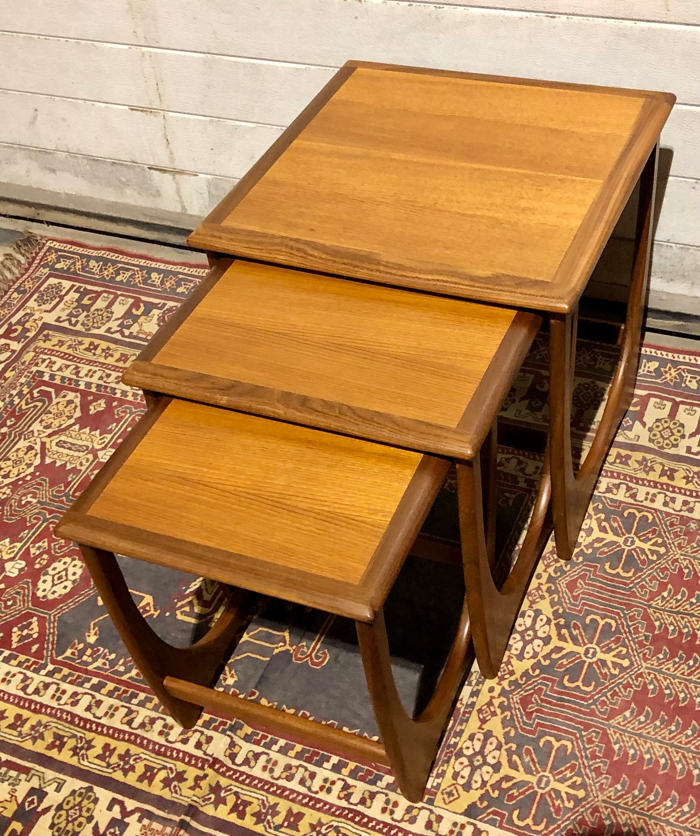 000672....Handsome Retro G Plan Nest Of Teak Tables