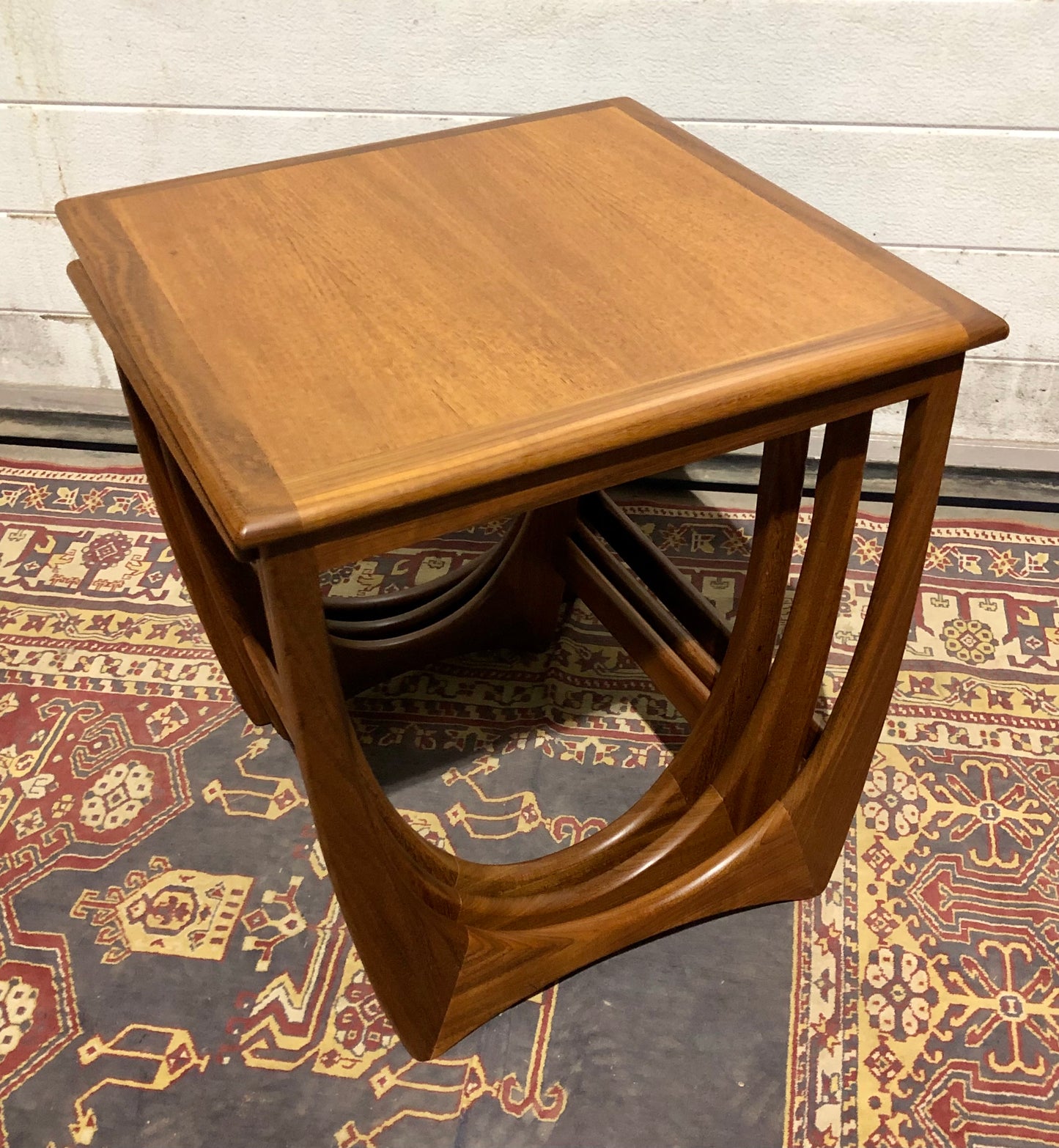 000672....Handsome Retro G Plan Nest Of Teak Tables