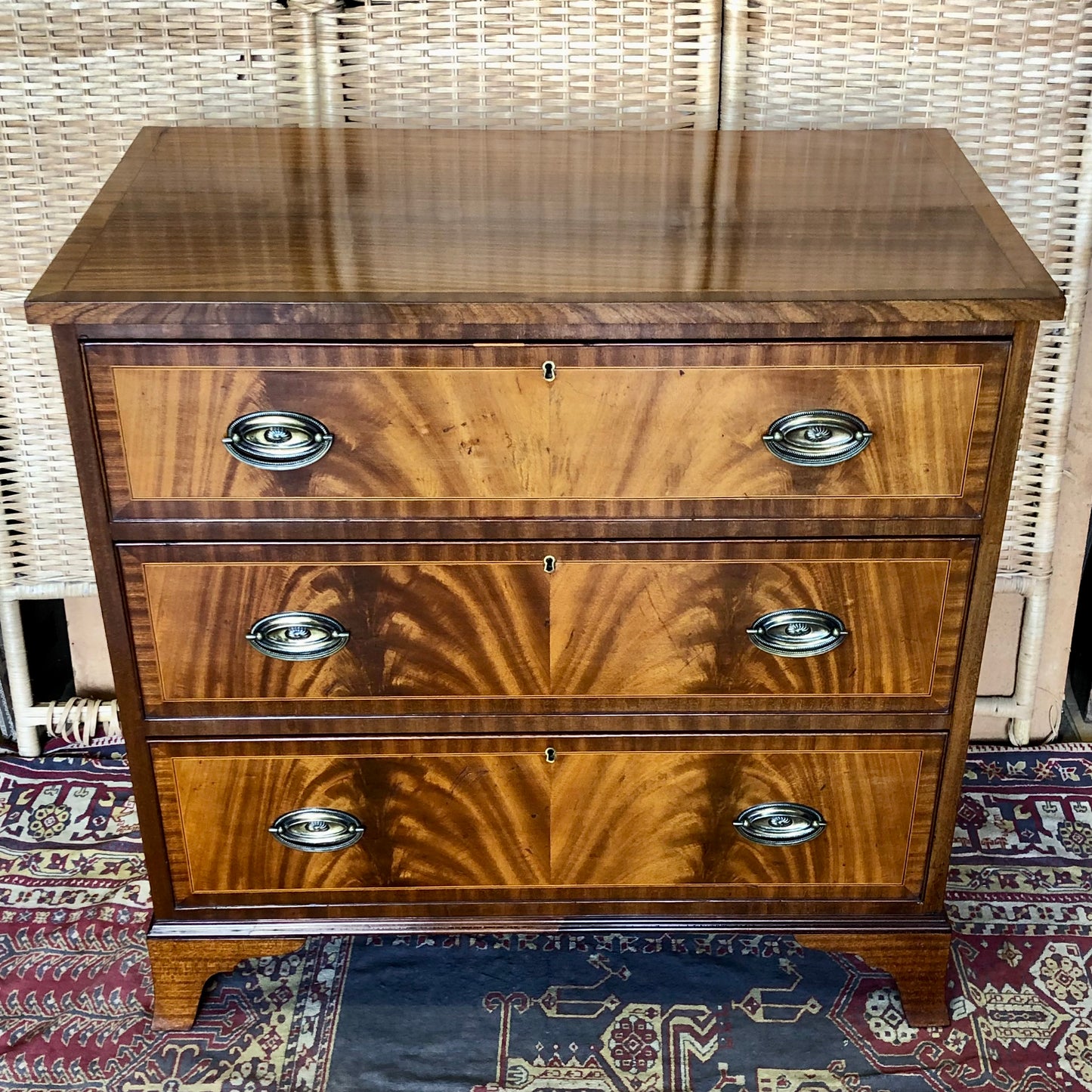 000513....Chest Of Drawers Vintage Mahogany