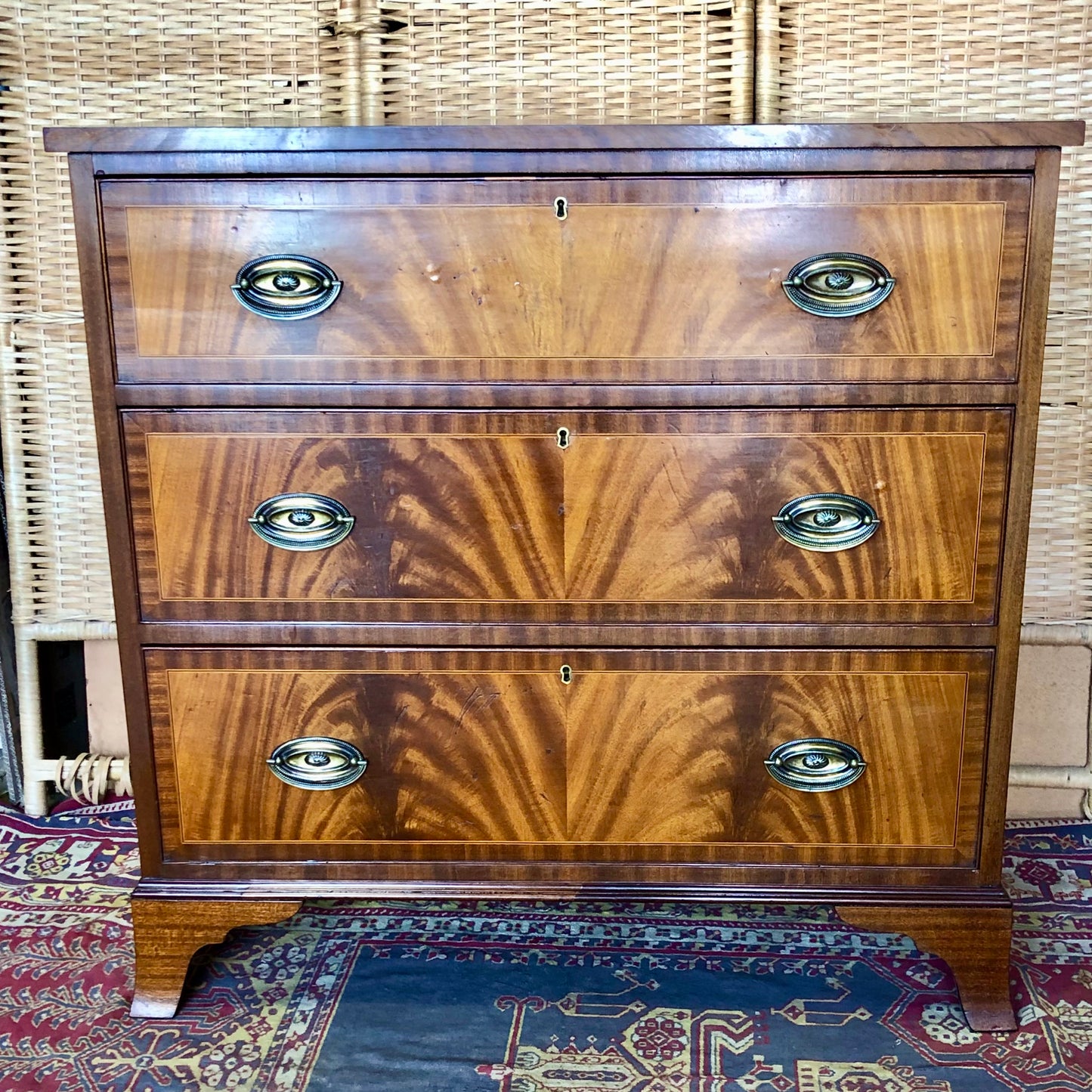 000513....Chest Of Drawers Vintage Mahogany