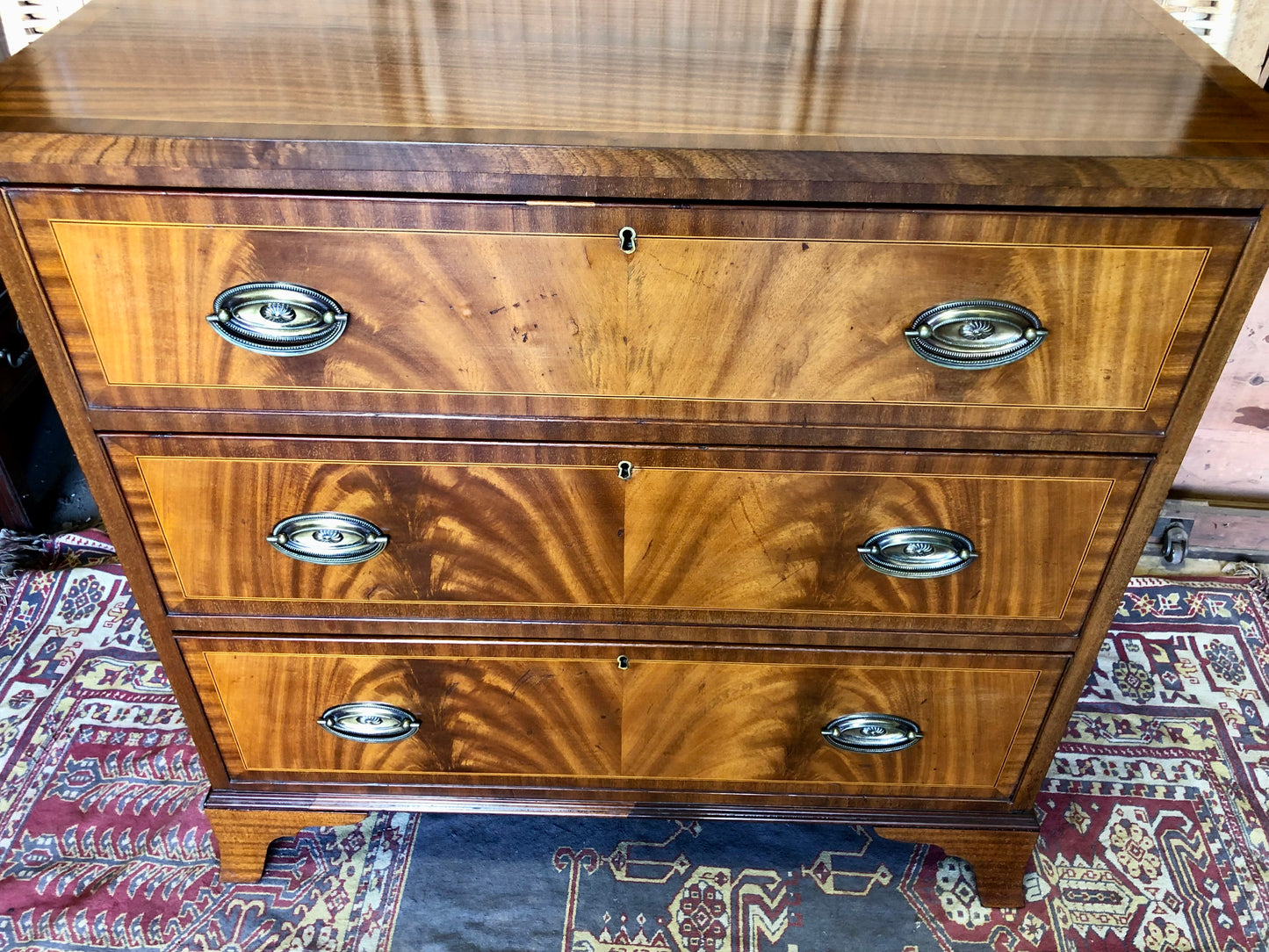 000513....Chest Of Drawers Vintage Mahogany