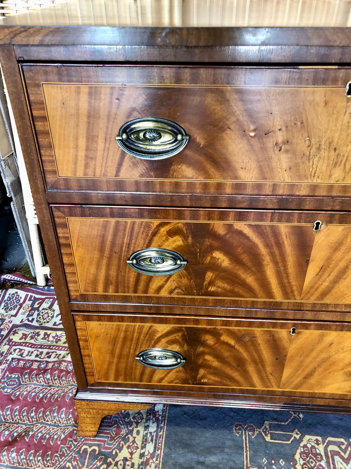 000513....Chest Of Drawers Vintage Mahogany