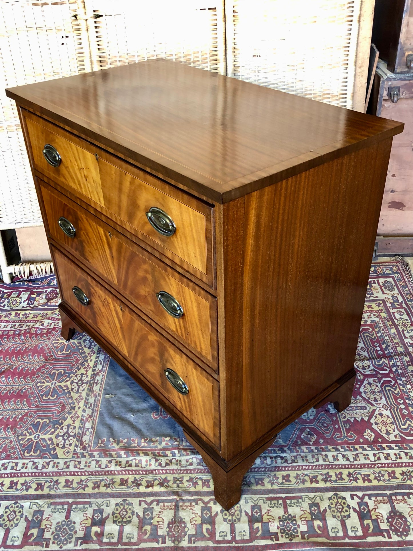 000513....Chest Of Drawers Vintage Mahogany
