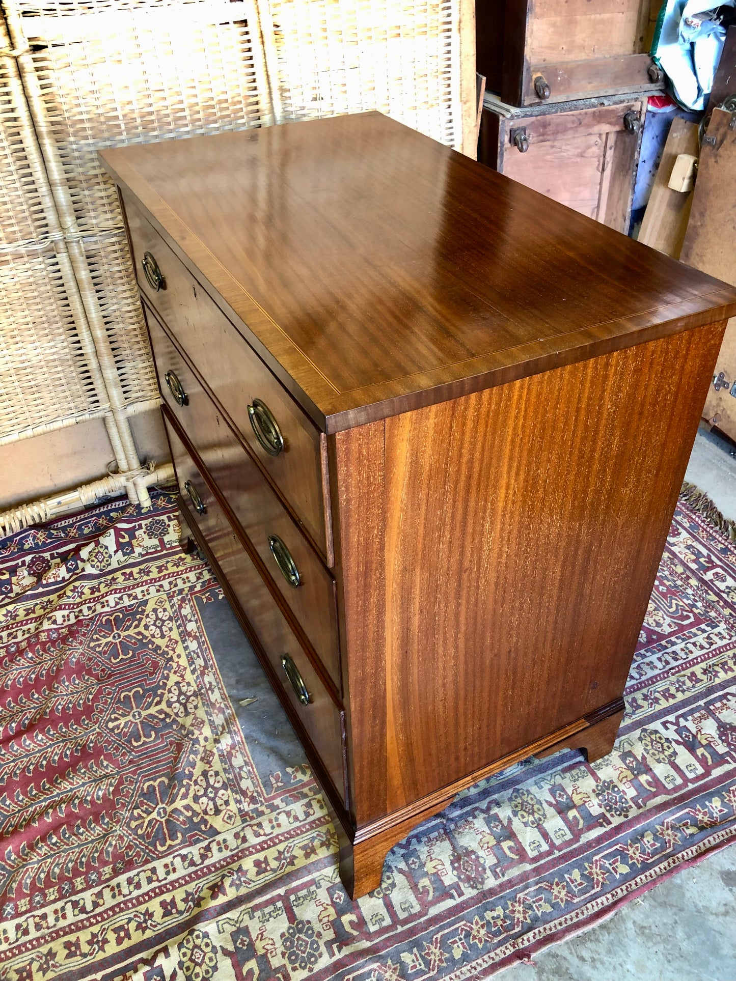 000513....Chest Of Drawers Vintage Mahogany