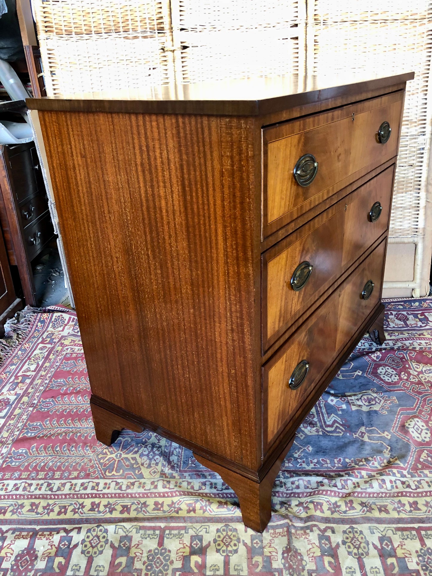 000513....Chest Of Drawers Vintage Mahogany