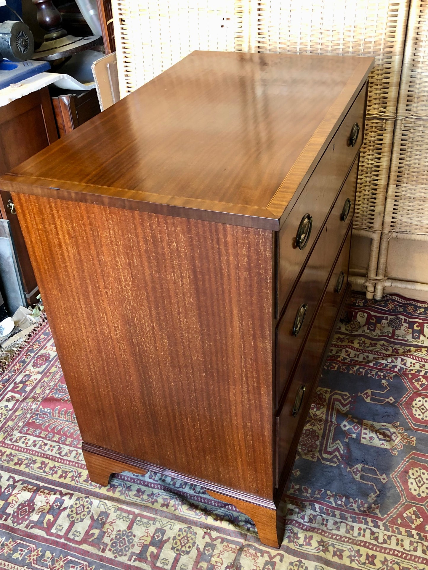 000513....Chest Of Drawers Vintage Mahogany