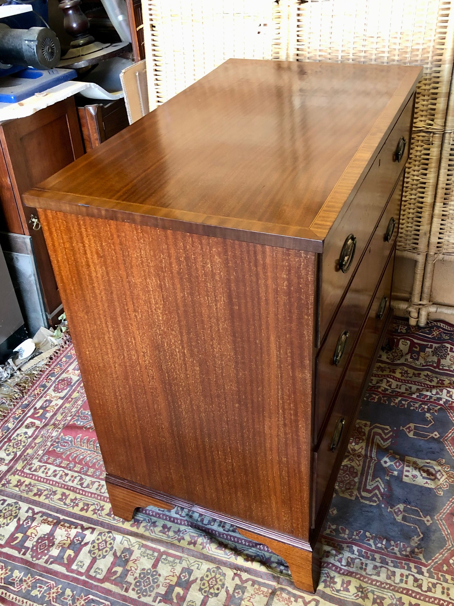 000513....Chest Of Drawers Vintage Mahogany