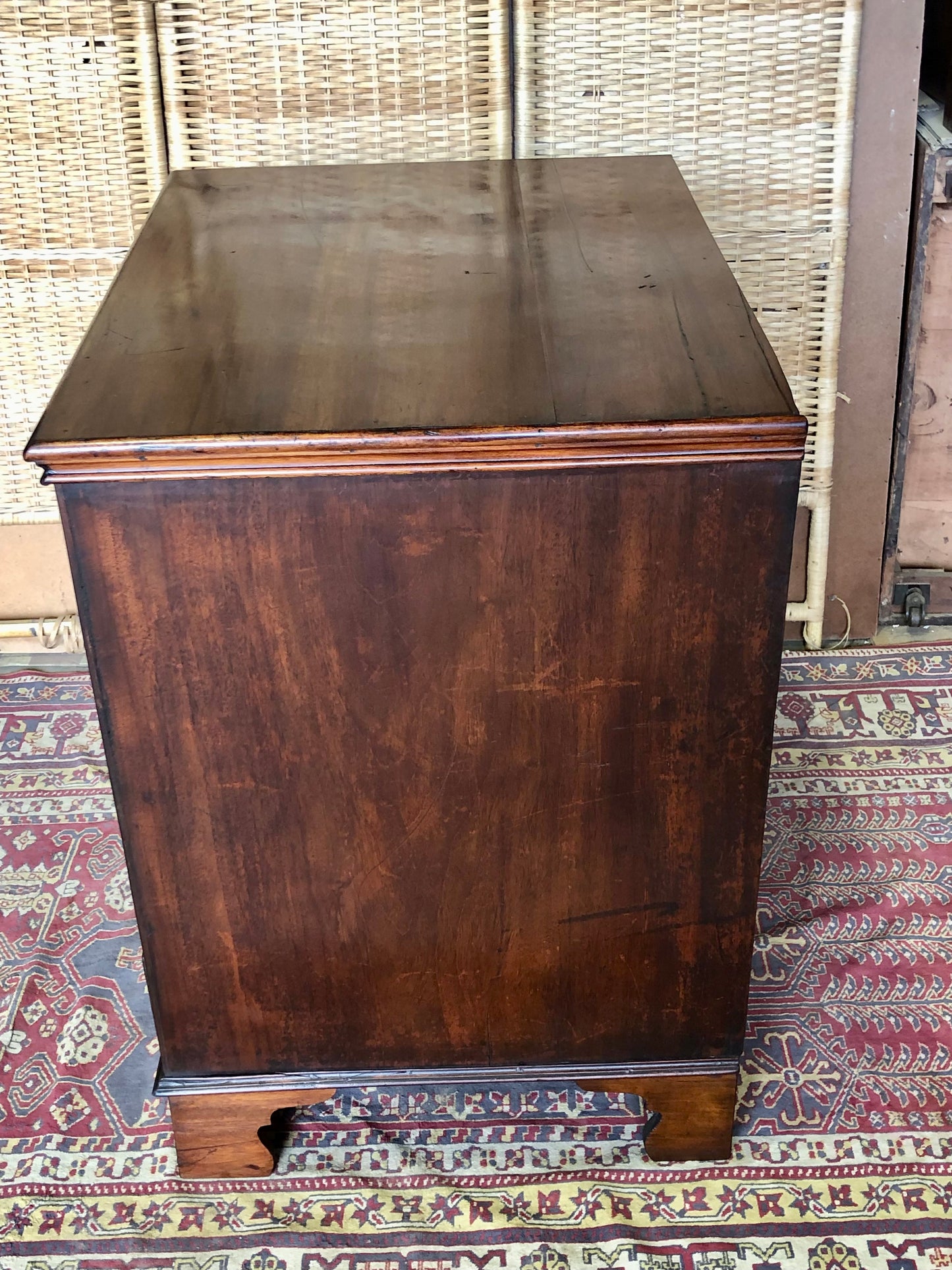 000511....Handsome Antique Collectors Chest Or Chart Chest