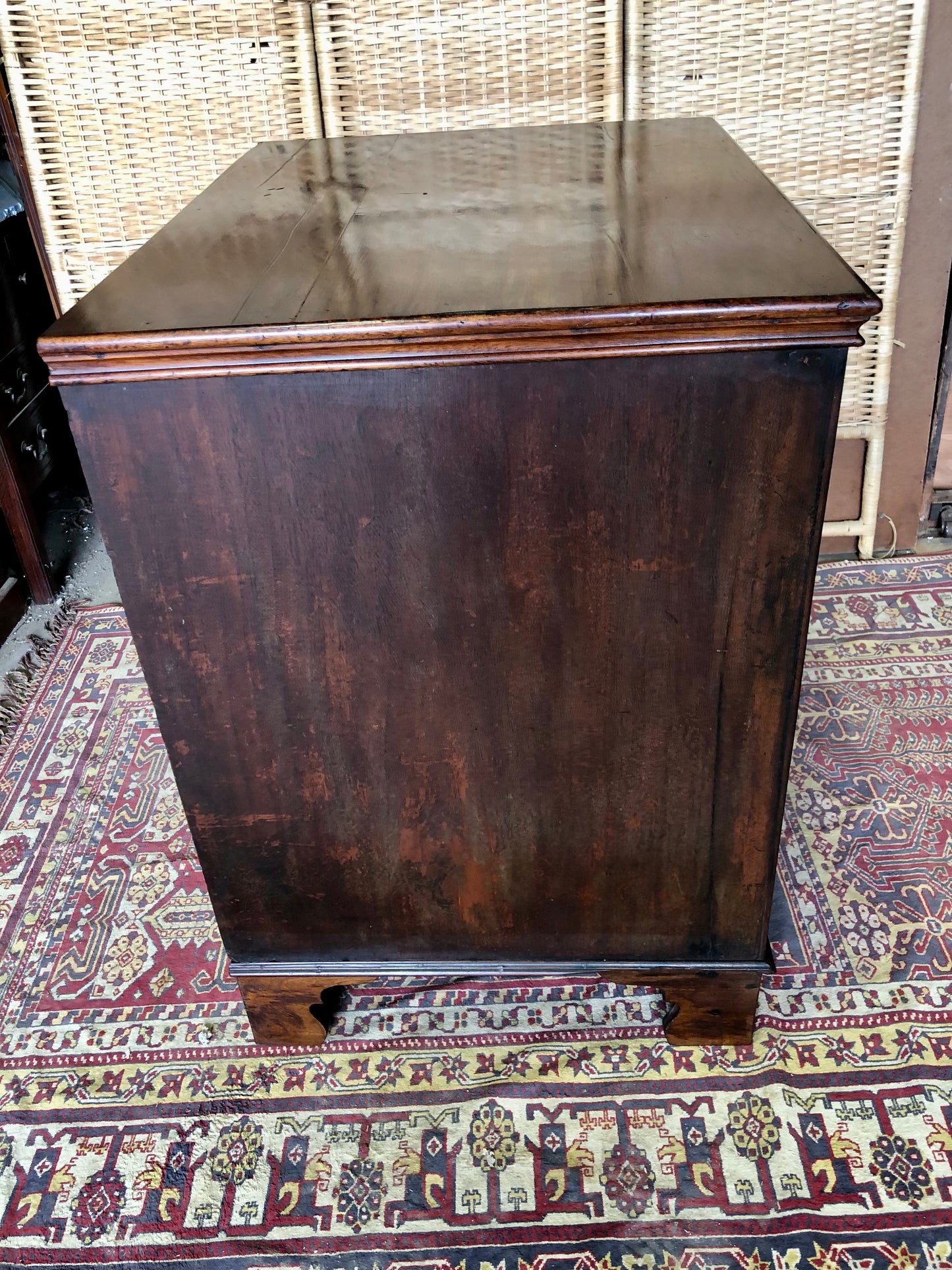 000511....Handsome Antique Collectors Chest Or Chart Chest