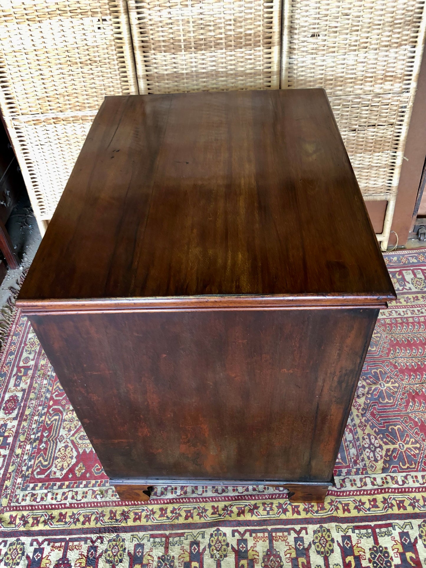 000511....Handsome Antique Collectors Chest Or Chart Chest