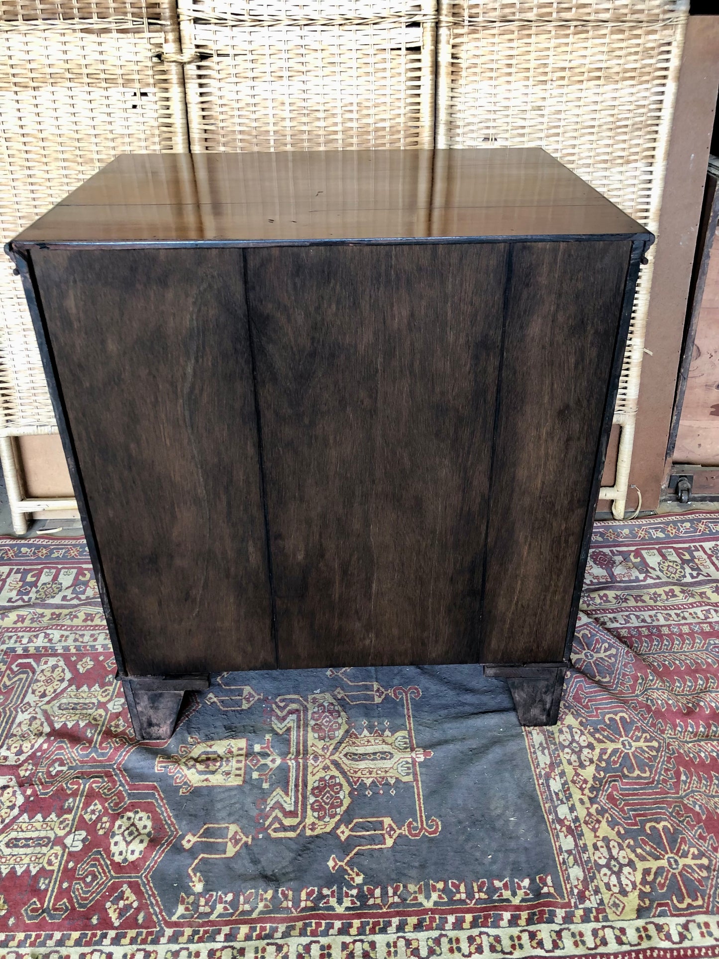 000511....Handsome Antique Collectors Chest Or Chart Chest