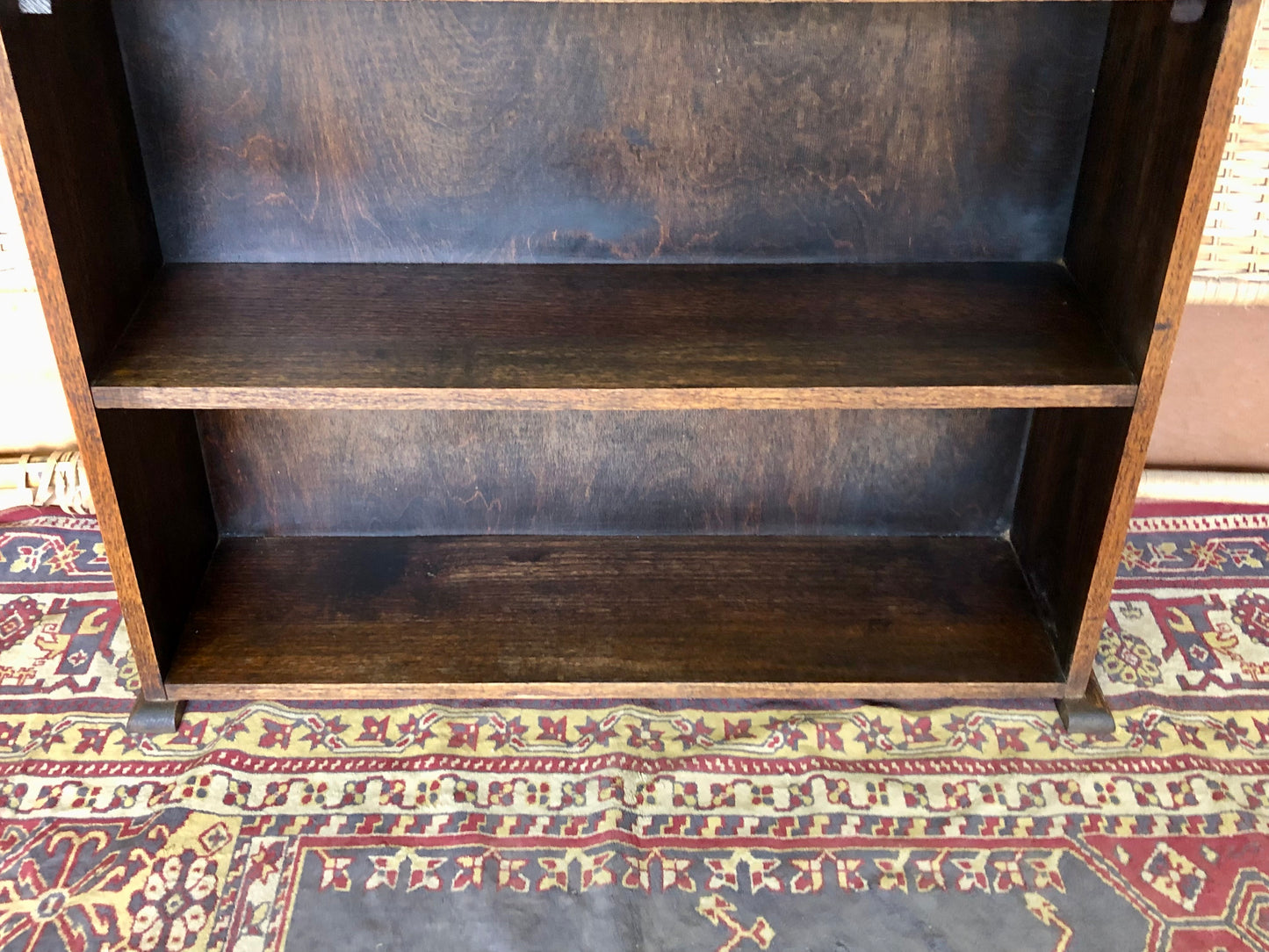 000510....Handsome Vintage Oak Bookcase