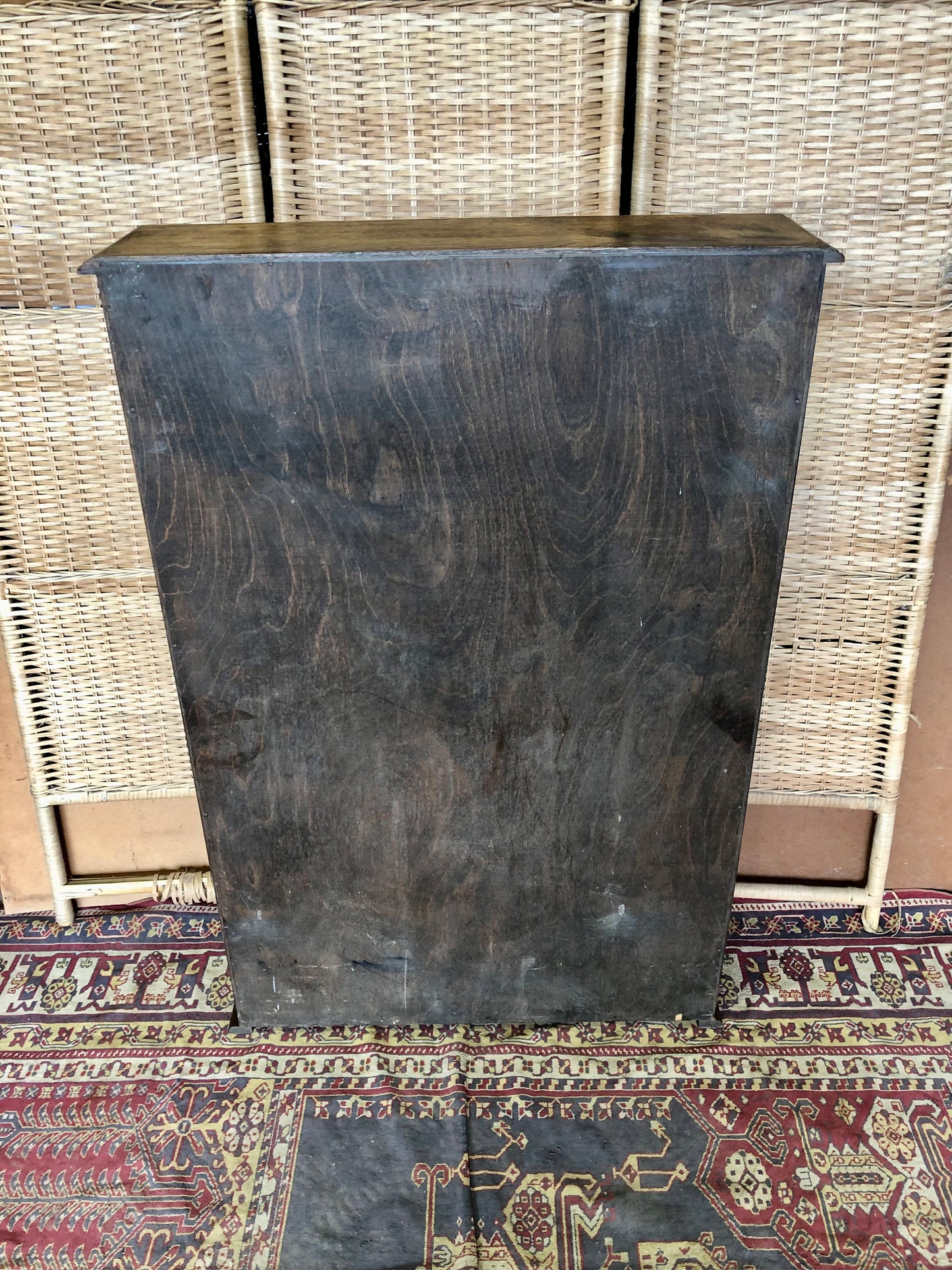 000510....Handsome Vintage Oak Bookcase