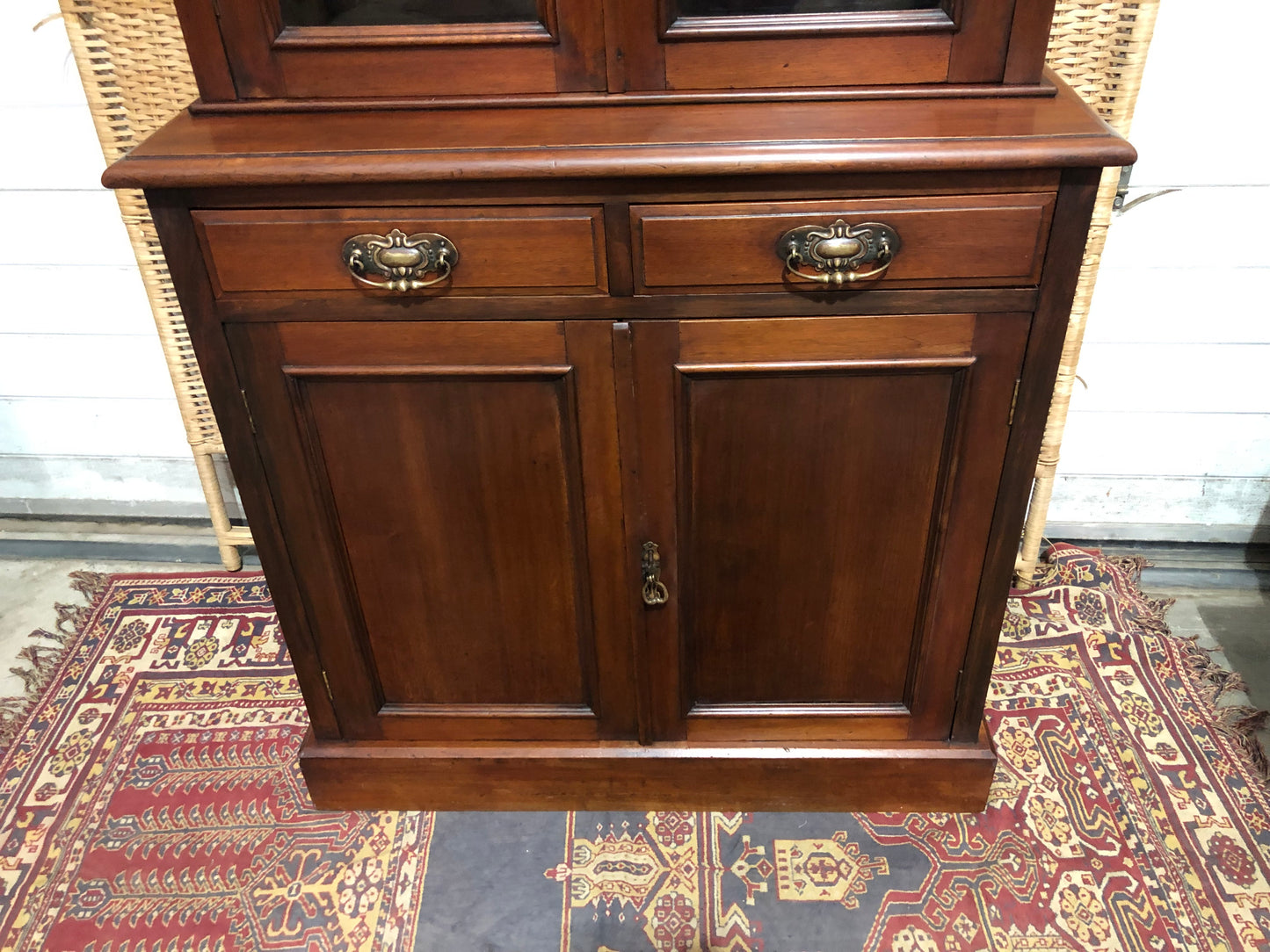 000643....Handsome Antique Mahogany Bookcase