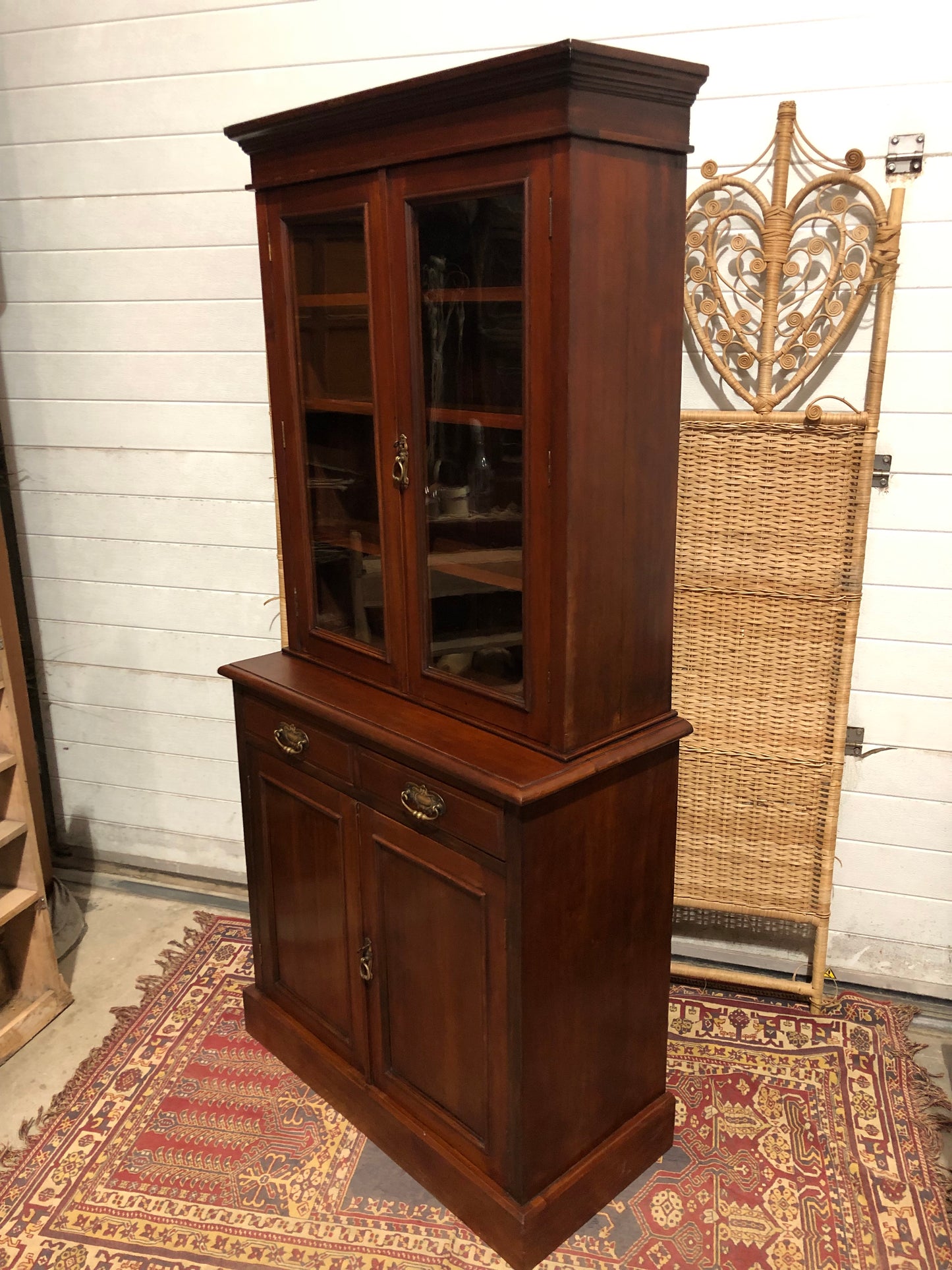 000643....Handsome Antique Mahogany Bookcase