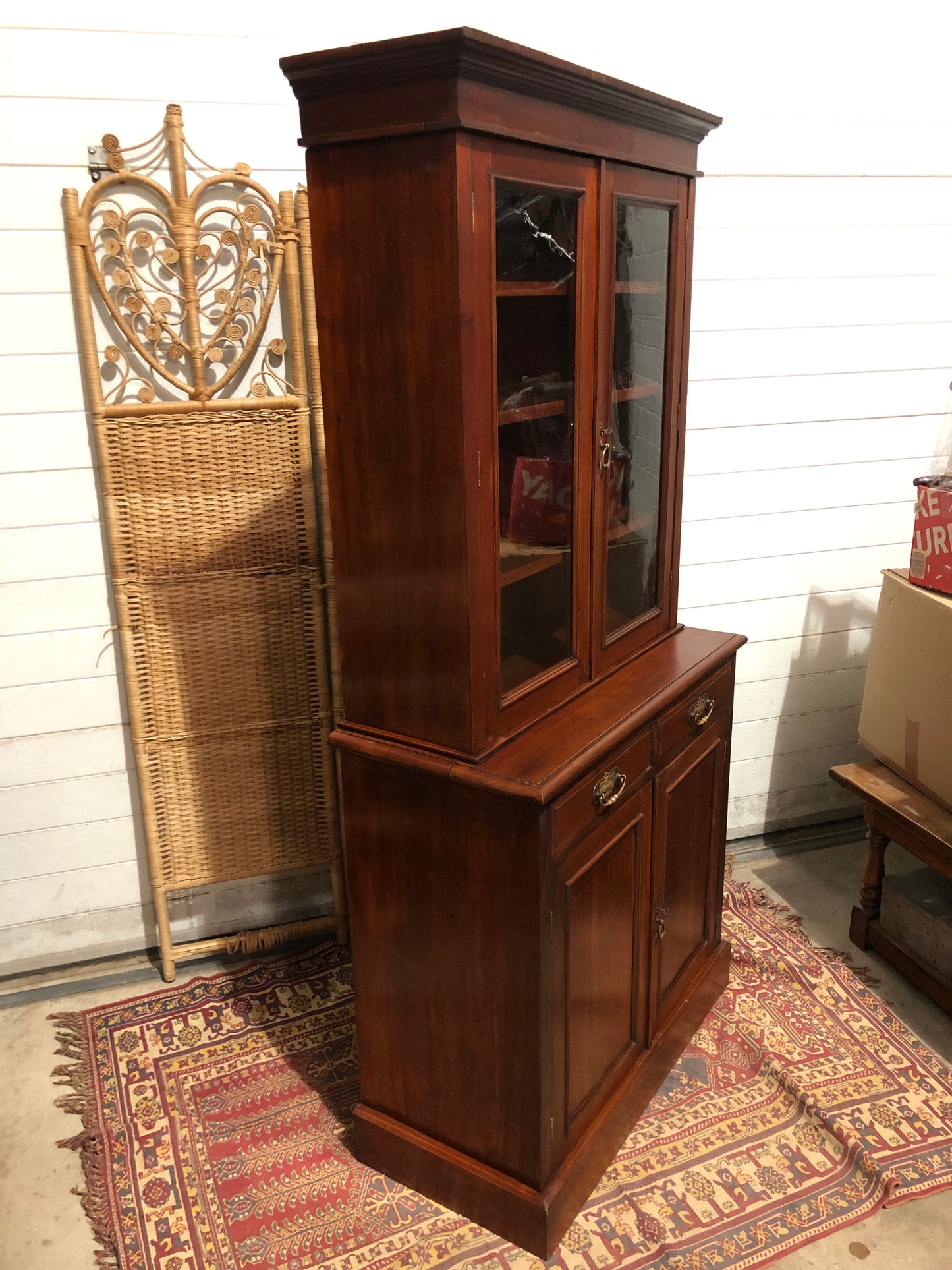 000643....Handsome Antique Mahogany Bookcase
