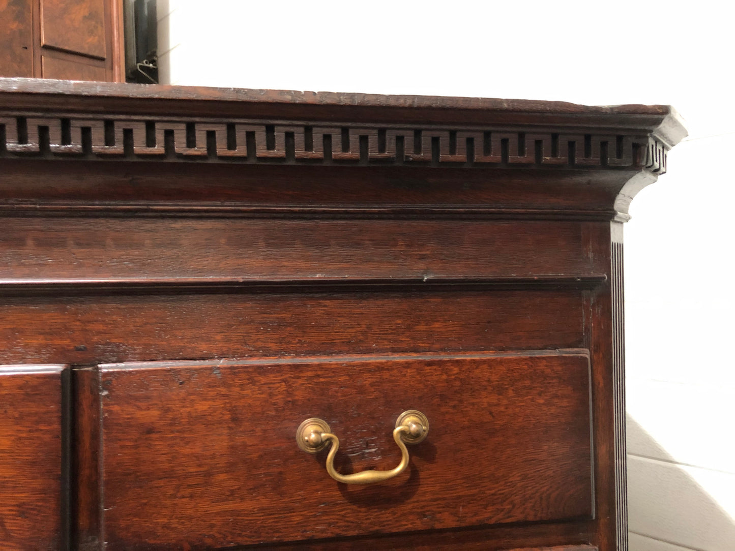 000642....Handsome 18th Century Country Oak Chest On Chest/Tallboy