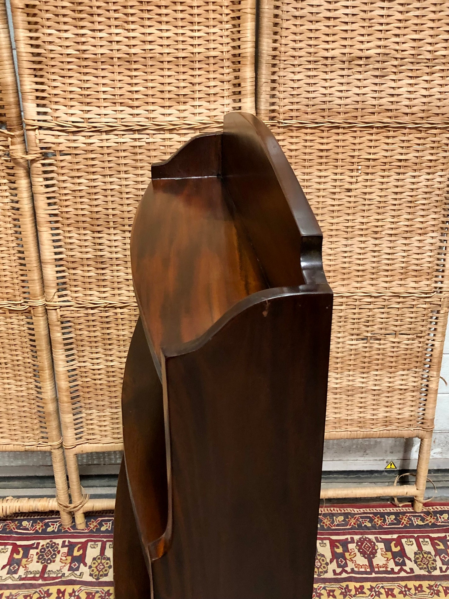 000641.... Handsome Vintage Mahogany Bookcase