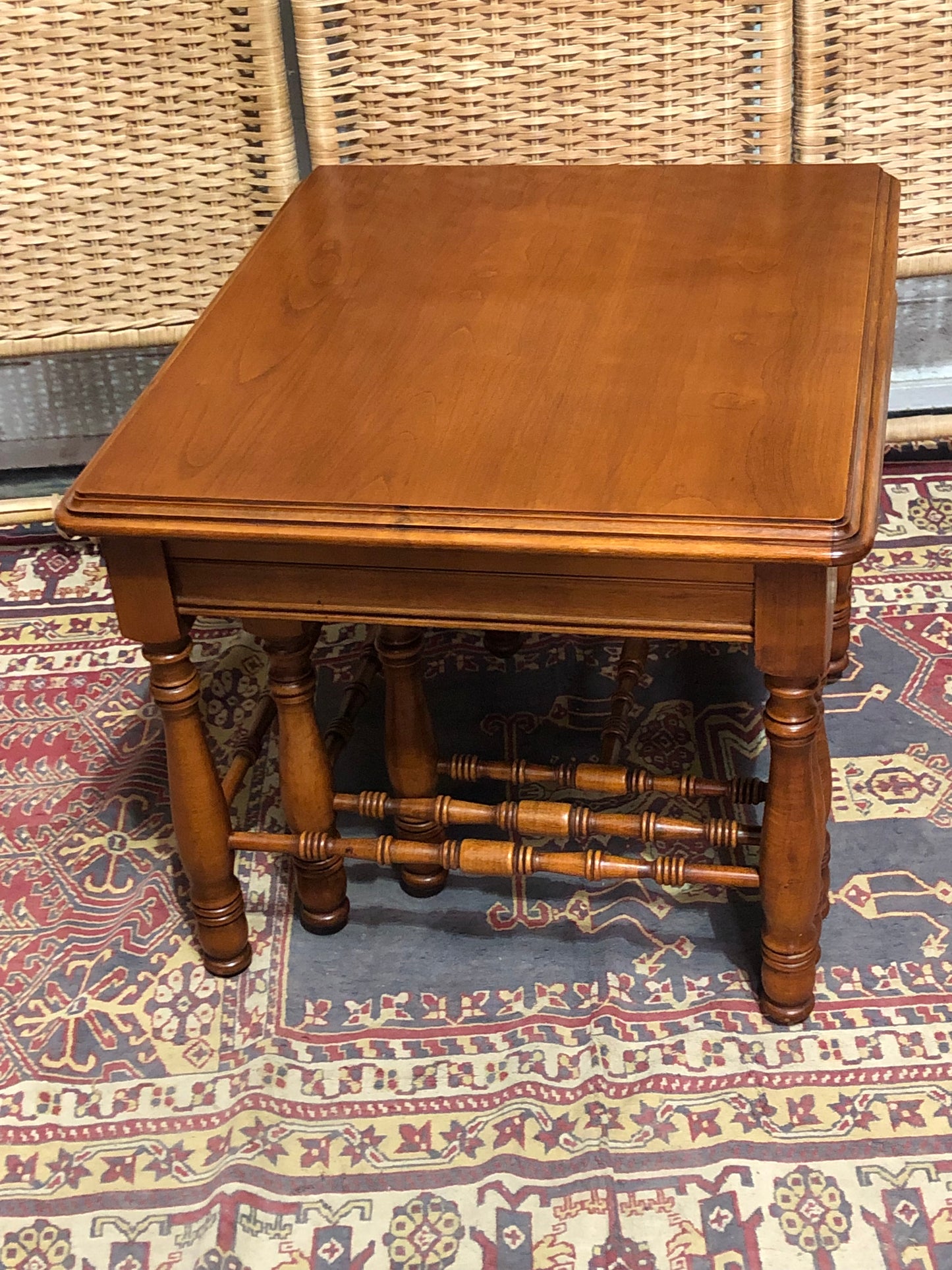 000617....Handsome Vintage Nest Of Coffee Tables