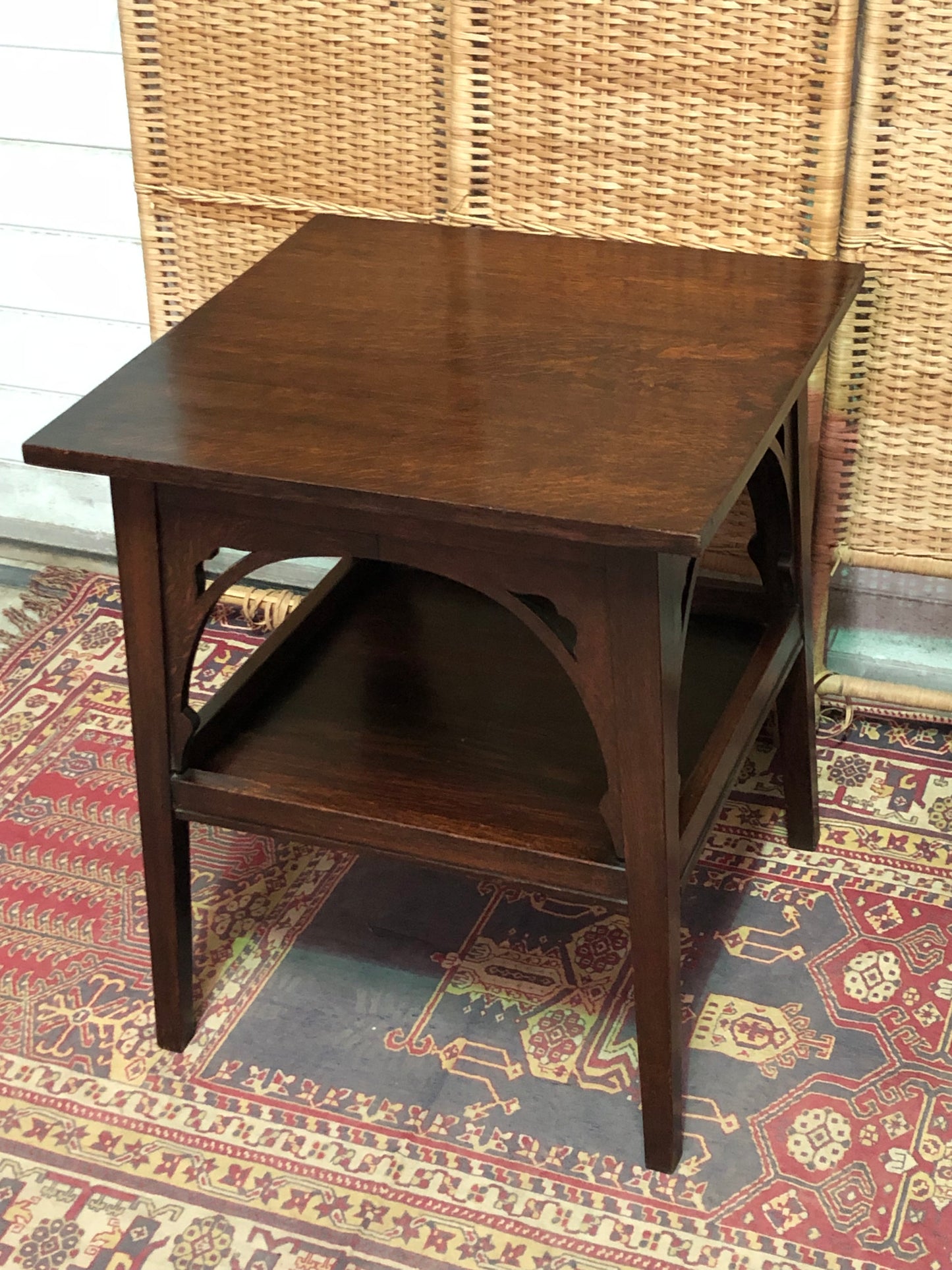 000622....Handsome Arts And Crafts Oak Table ( sold )