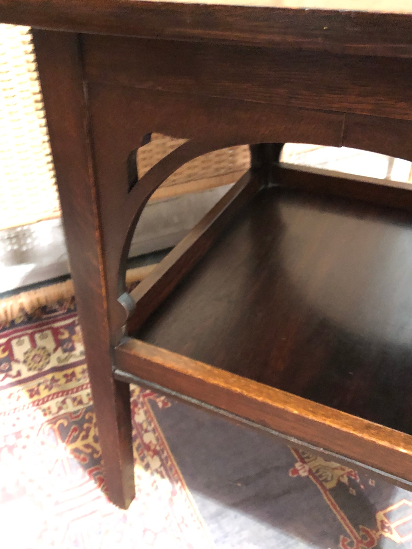 000622....Handsome Arts And Crafts Oak Table ( sold )