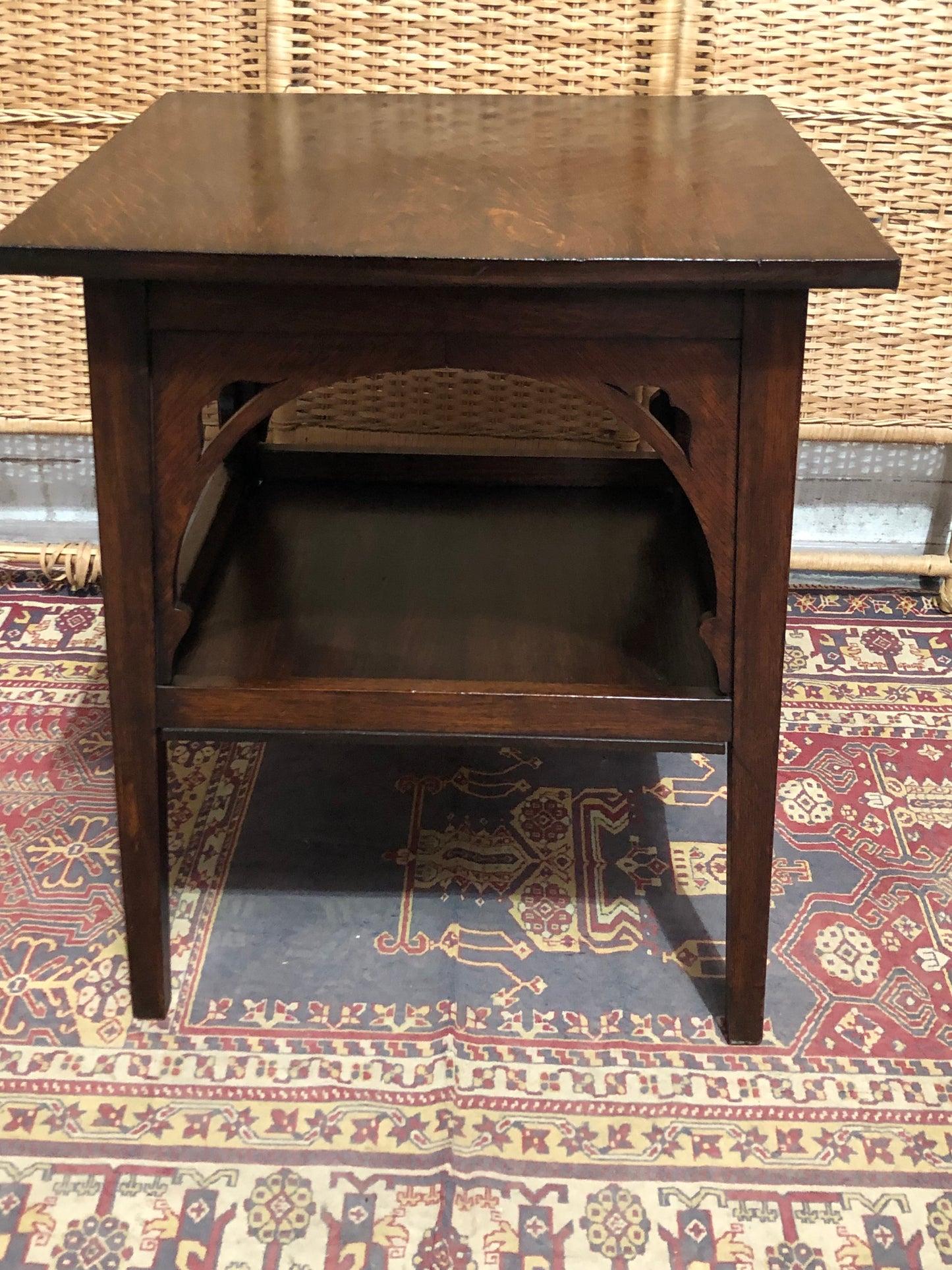 000622....Handsome Arts And Crafts Oak Table ( sold )