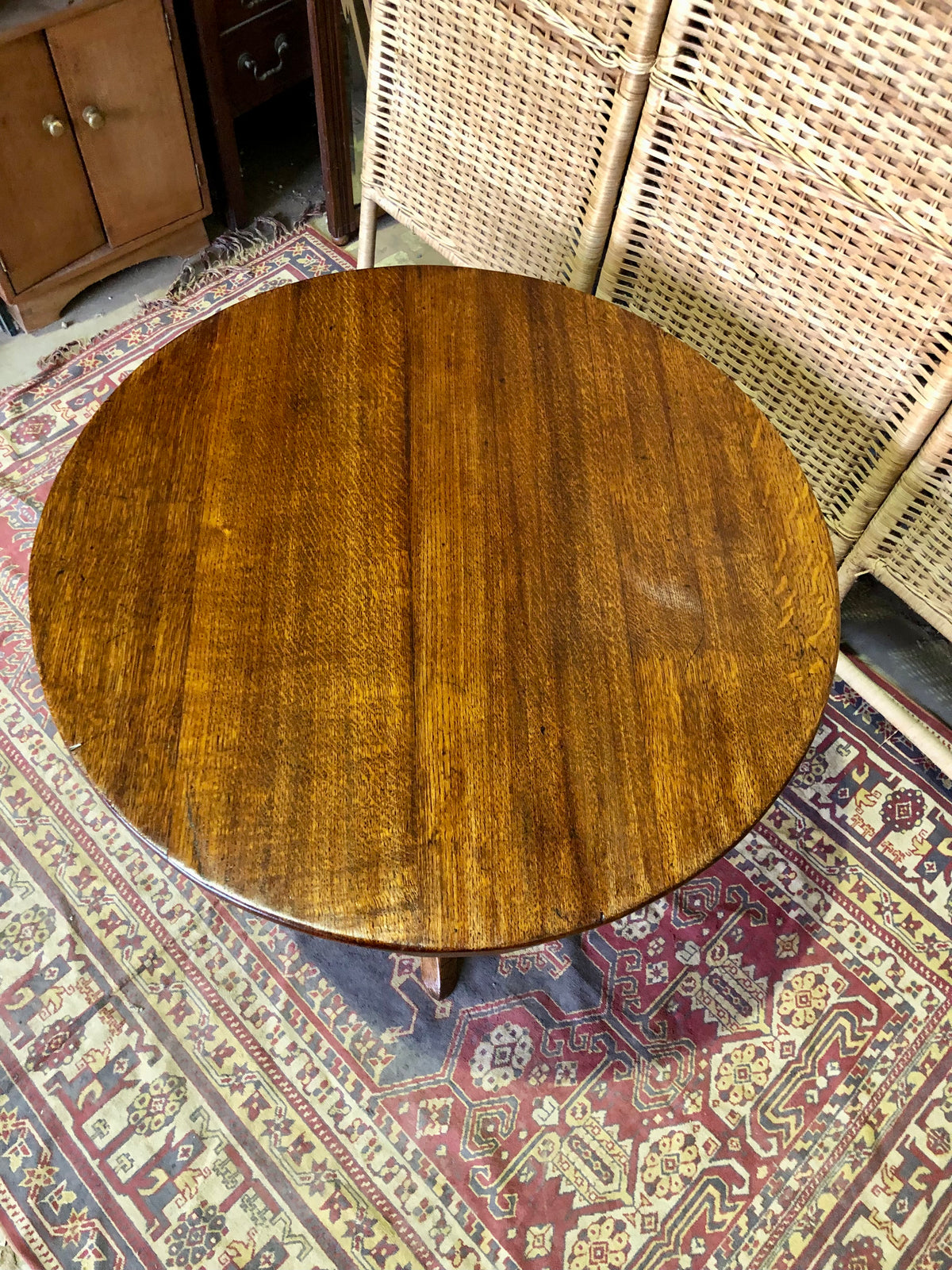 000490....Handsome Arts And Crafts Solid Oak Coffee Table