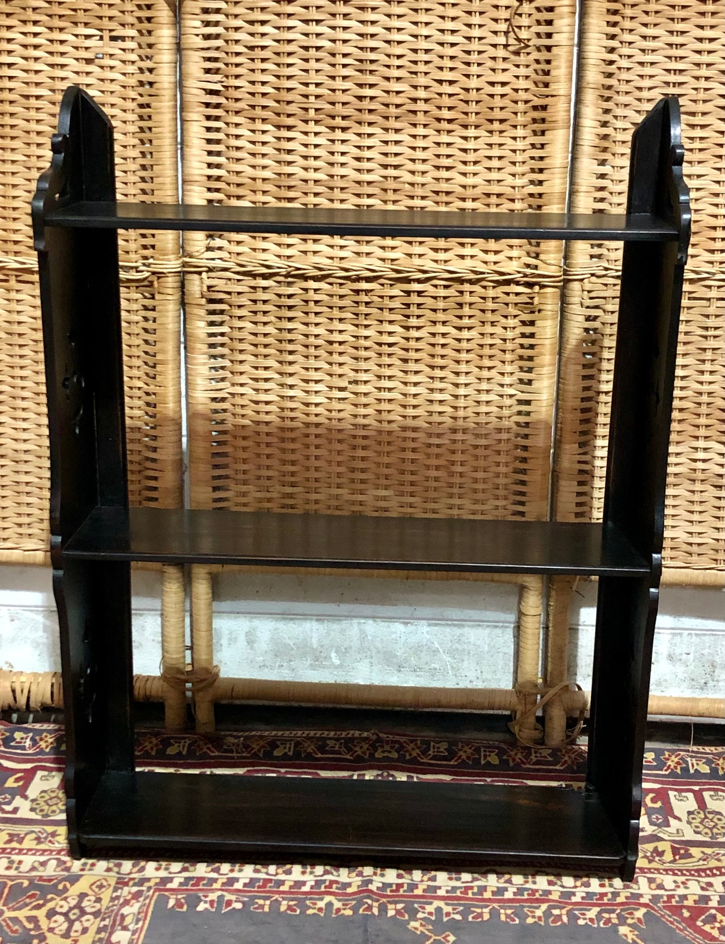 000600....Handsome Set Of Arts And Crafts Style Shelves