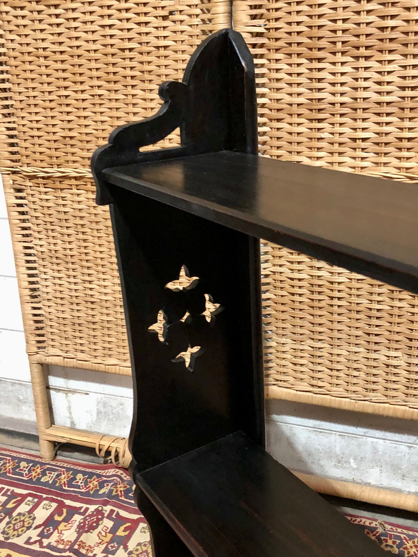 000600....Handsome Set Of Arts And Crafts Style Shelves