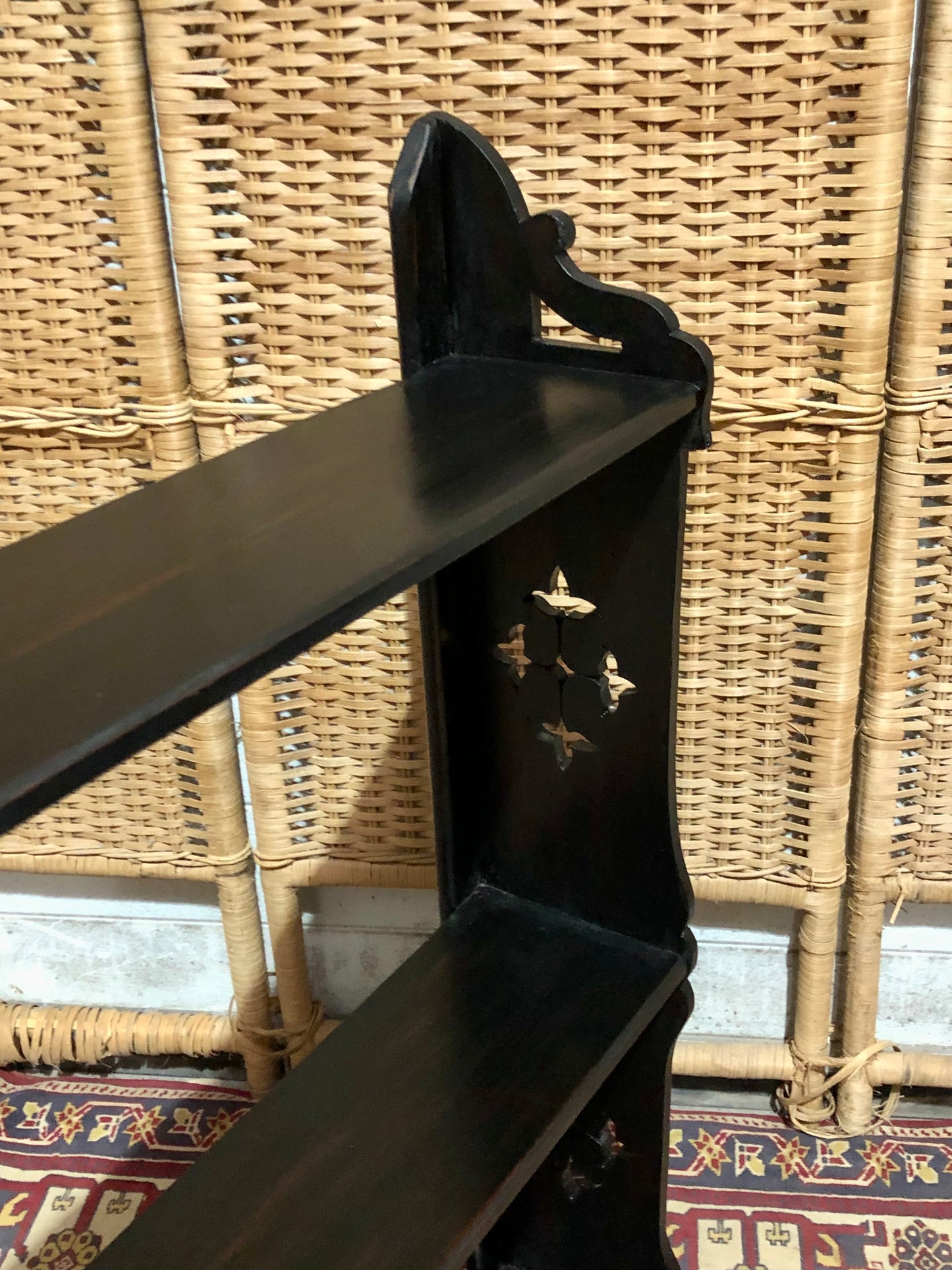 000600....Handsome Set Of Arts And Crafts Style Shelves