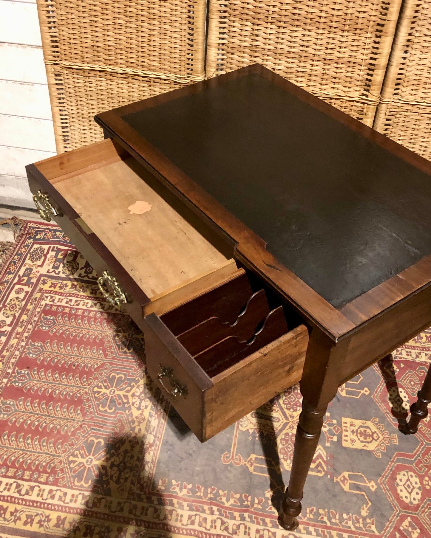 000583....Handsome Antique Mahogany Desk