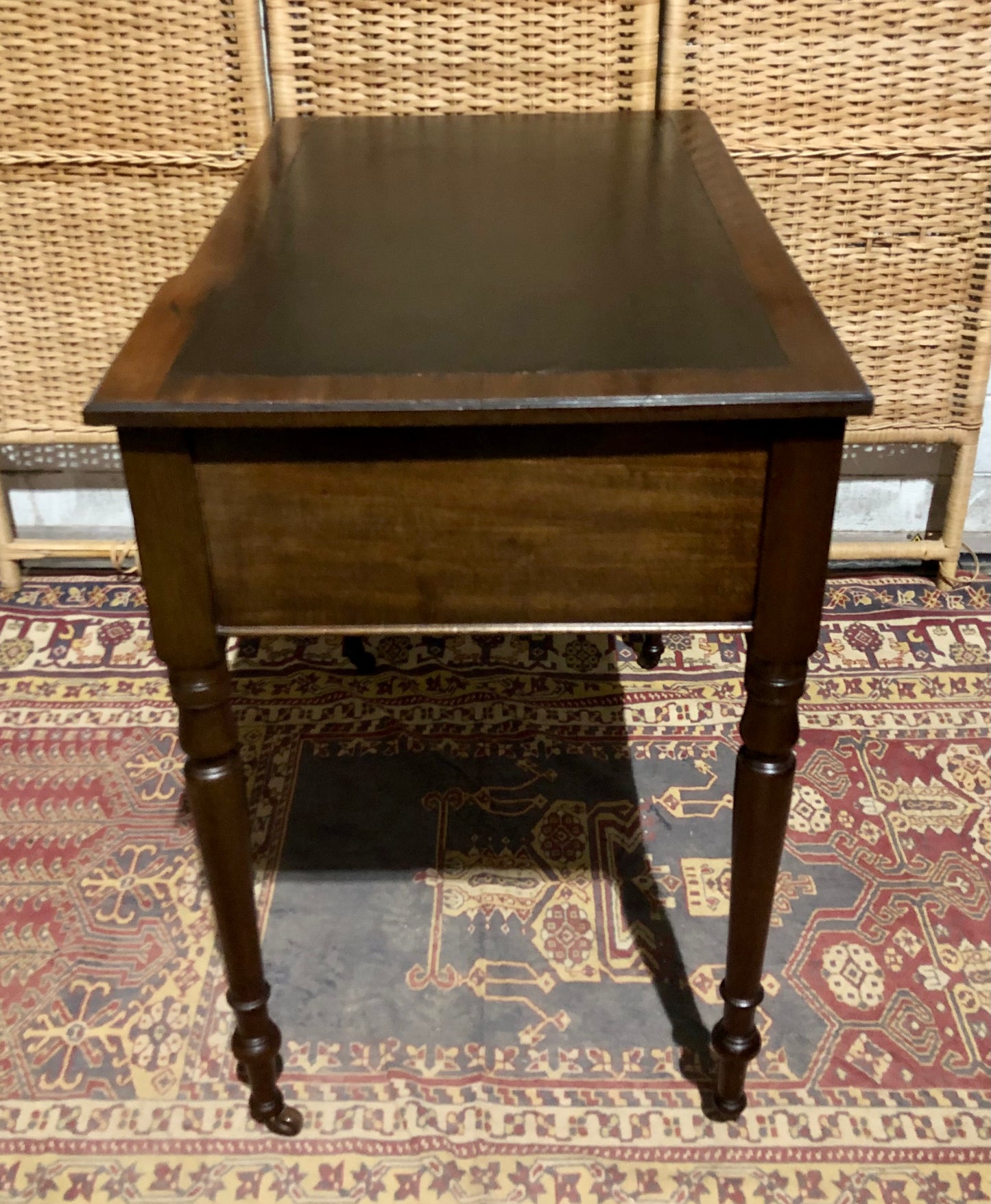 000583....Handsome Antique Mahogany Desk