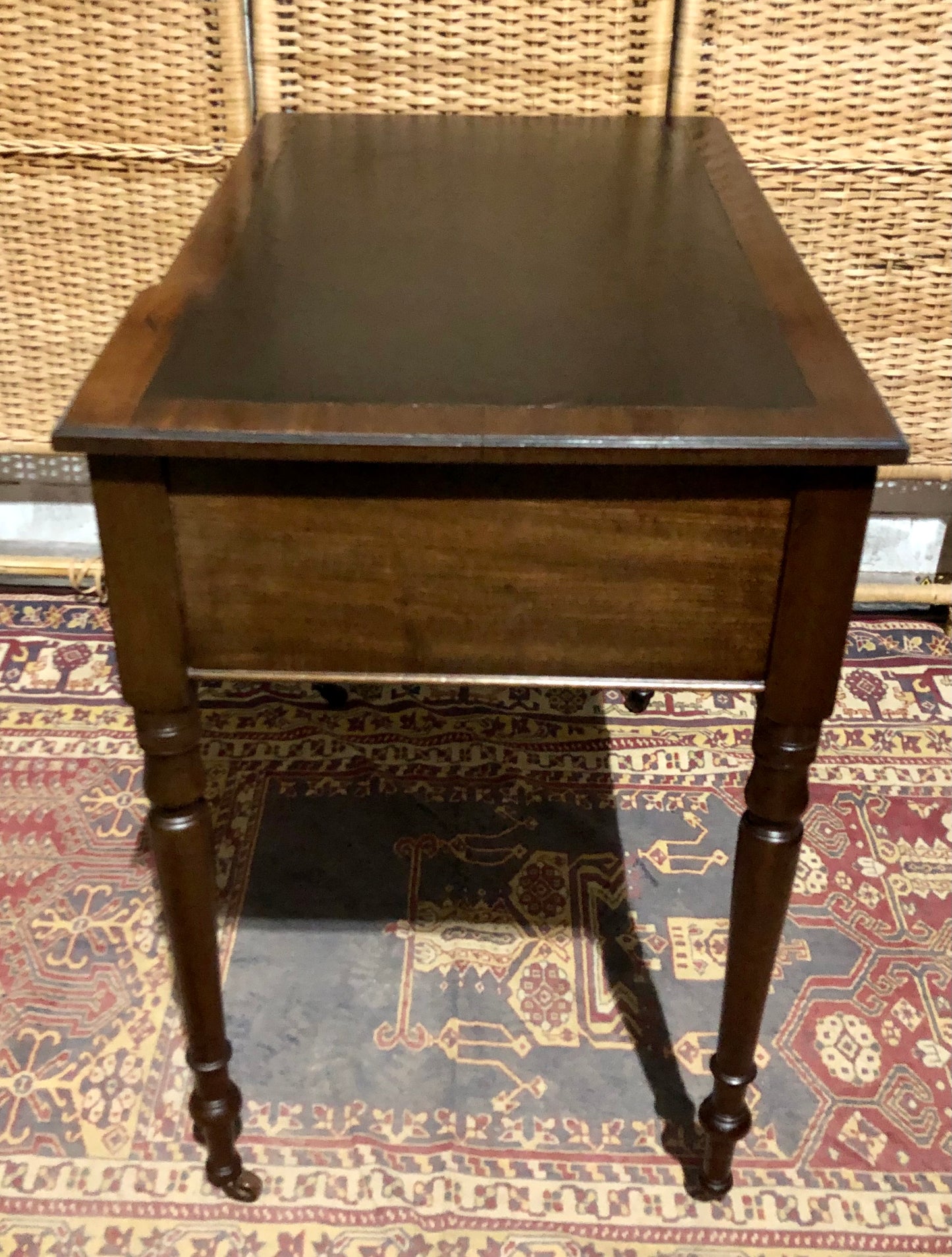 000583....Handsome Antique Mahogany Desk
