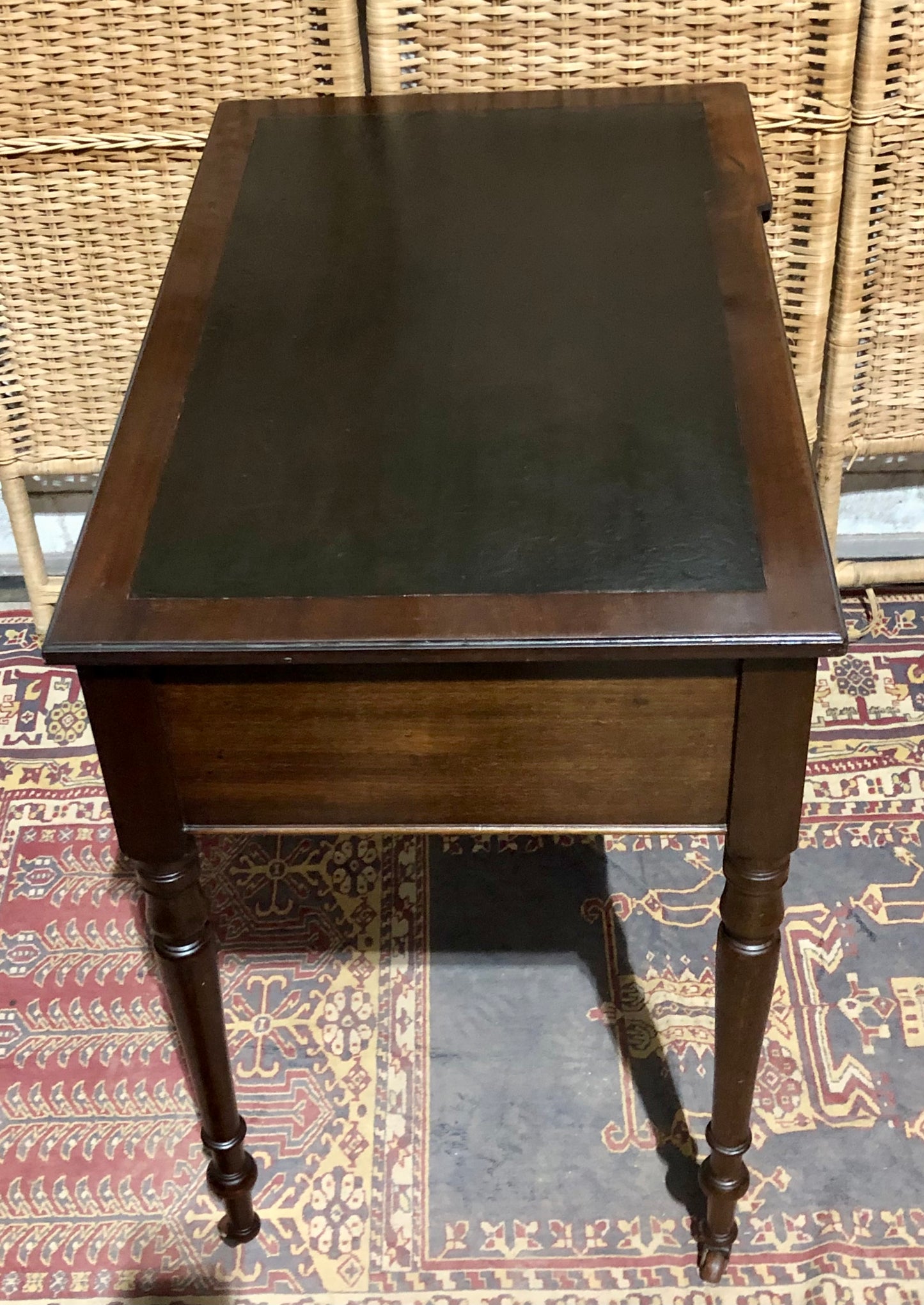 000583....Handsome Antique Mahogany Desk