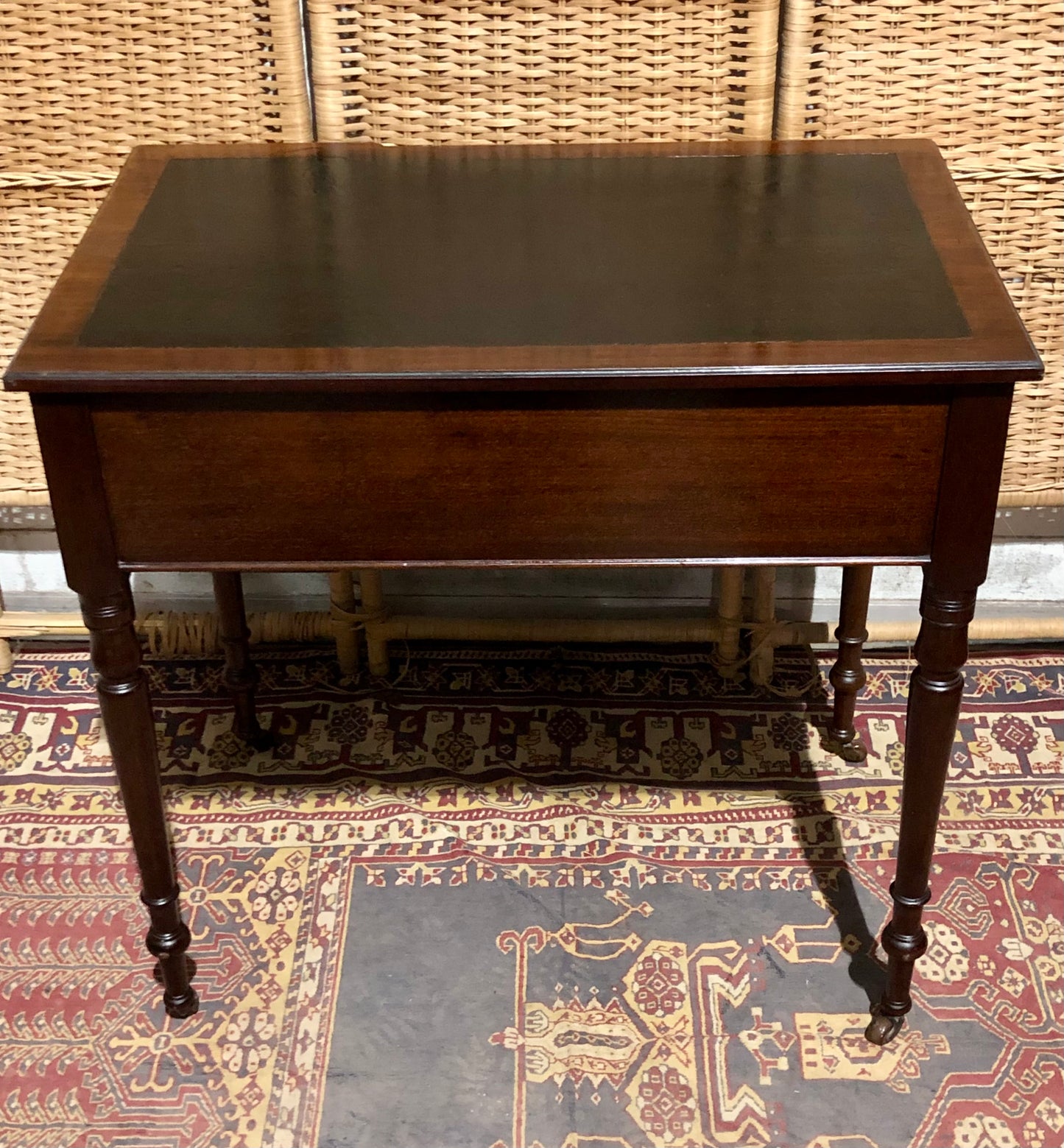 000583....Handsome Antique Mahogany Desk