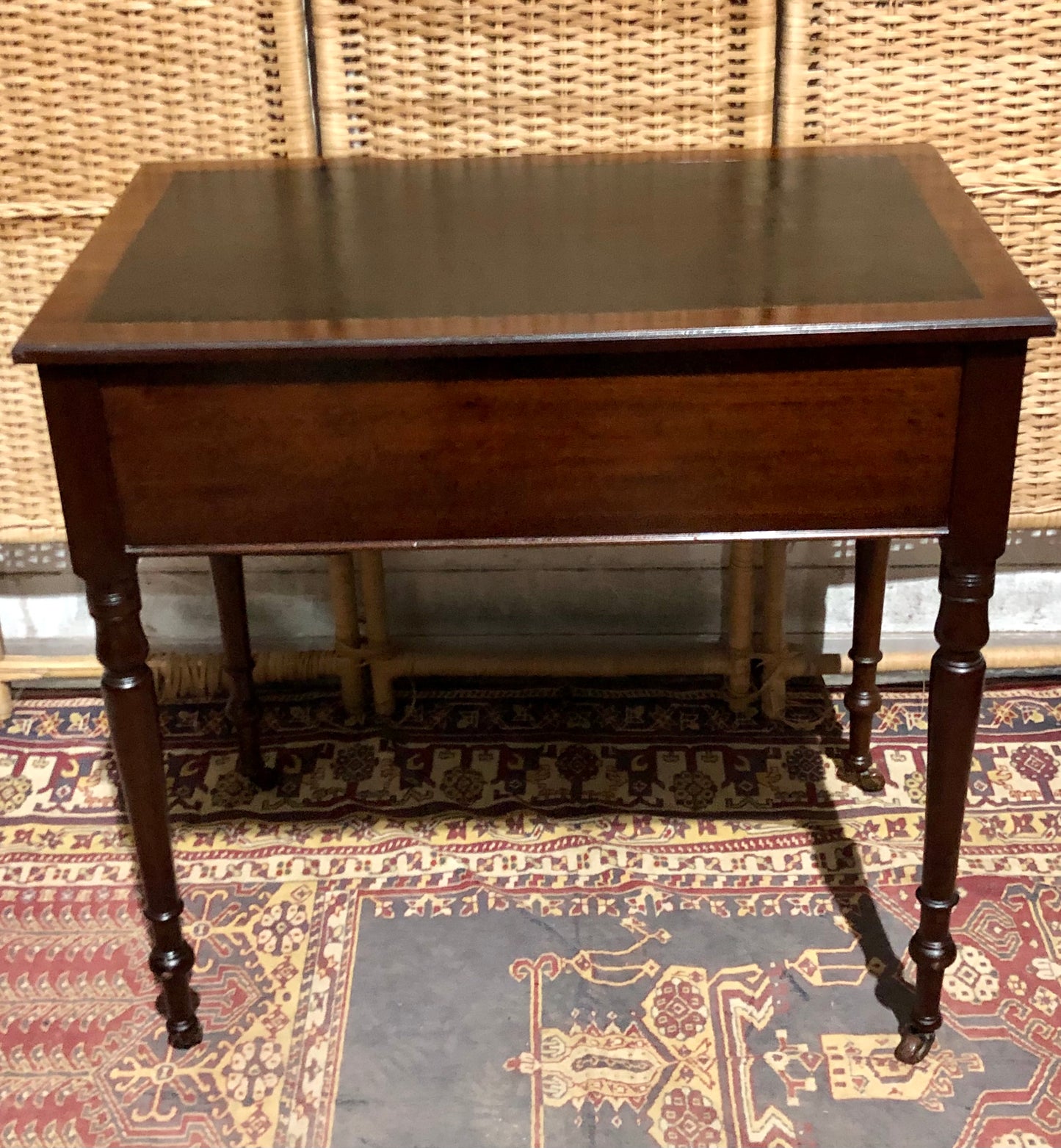 000583....Handsome Antique Mahogany Desk