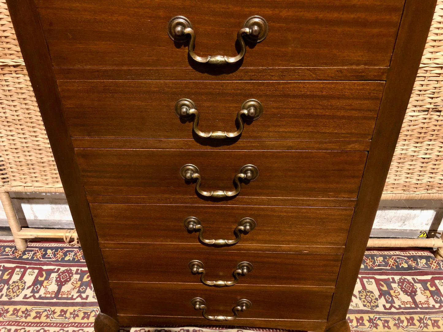 000582....Handsome Art Deco Style Music Chest / Cabinet