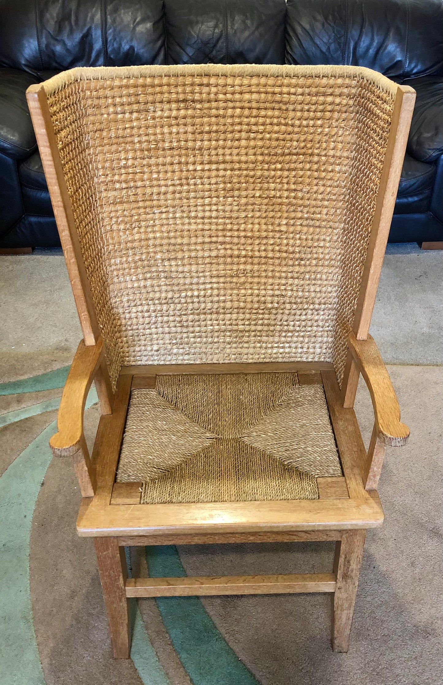 000579....Handsome Vintage Orkney Chair Orkney Armchair ( sold )