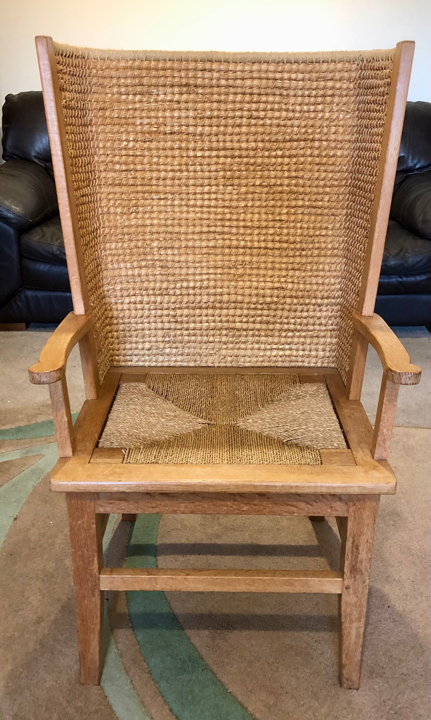 000579....Handsome Vintage Orkney Chair Orkney Armchair ( sold )