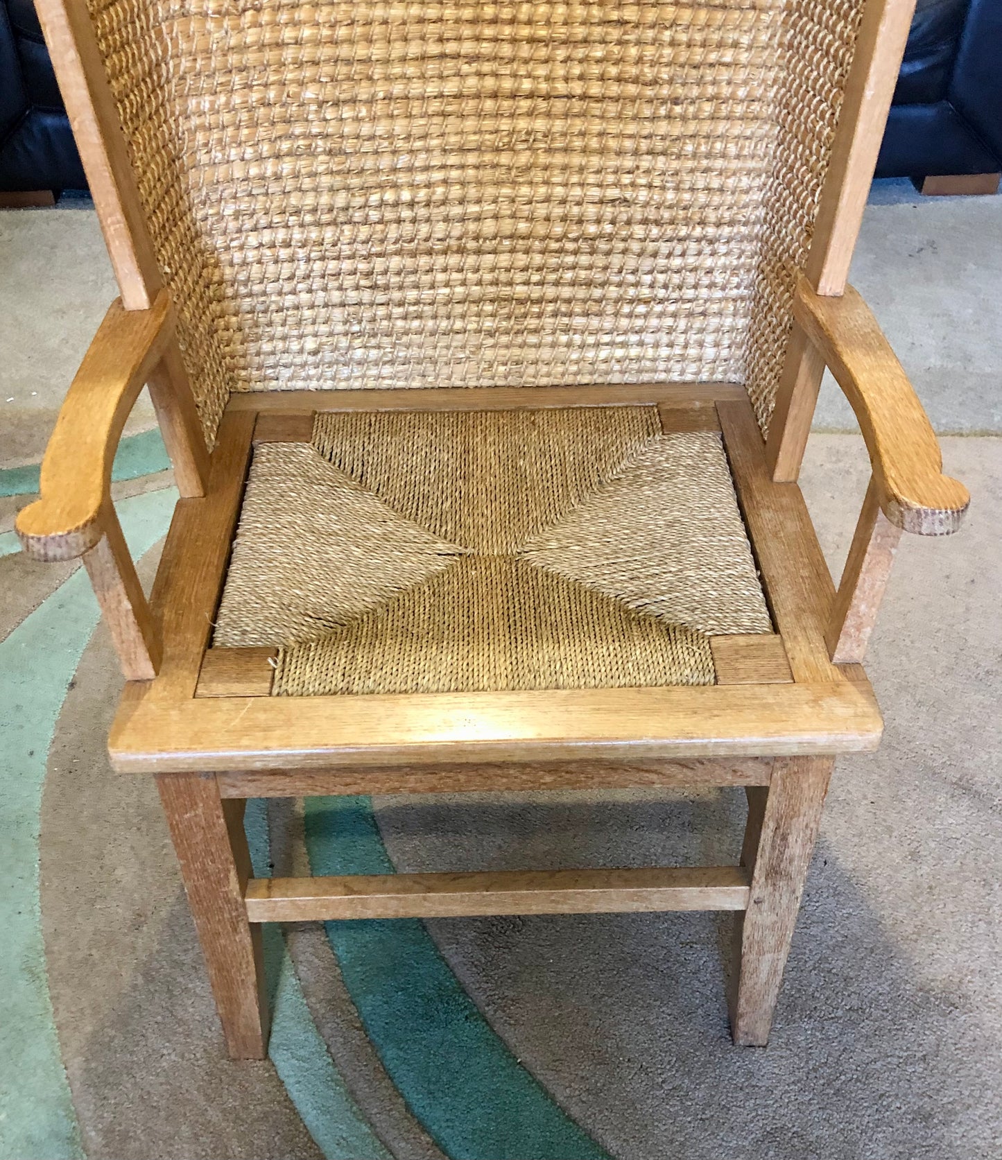 000579....Handsome Vintage Orkney Chair Orkney Armchair ( sold )