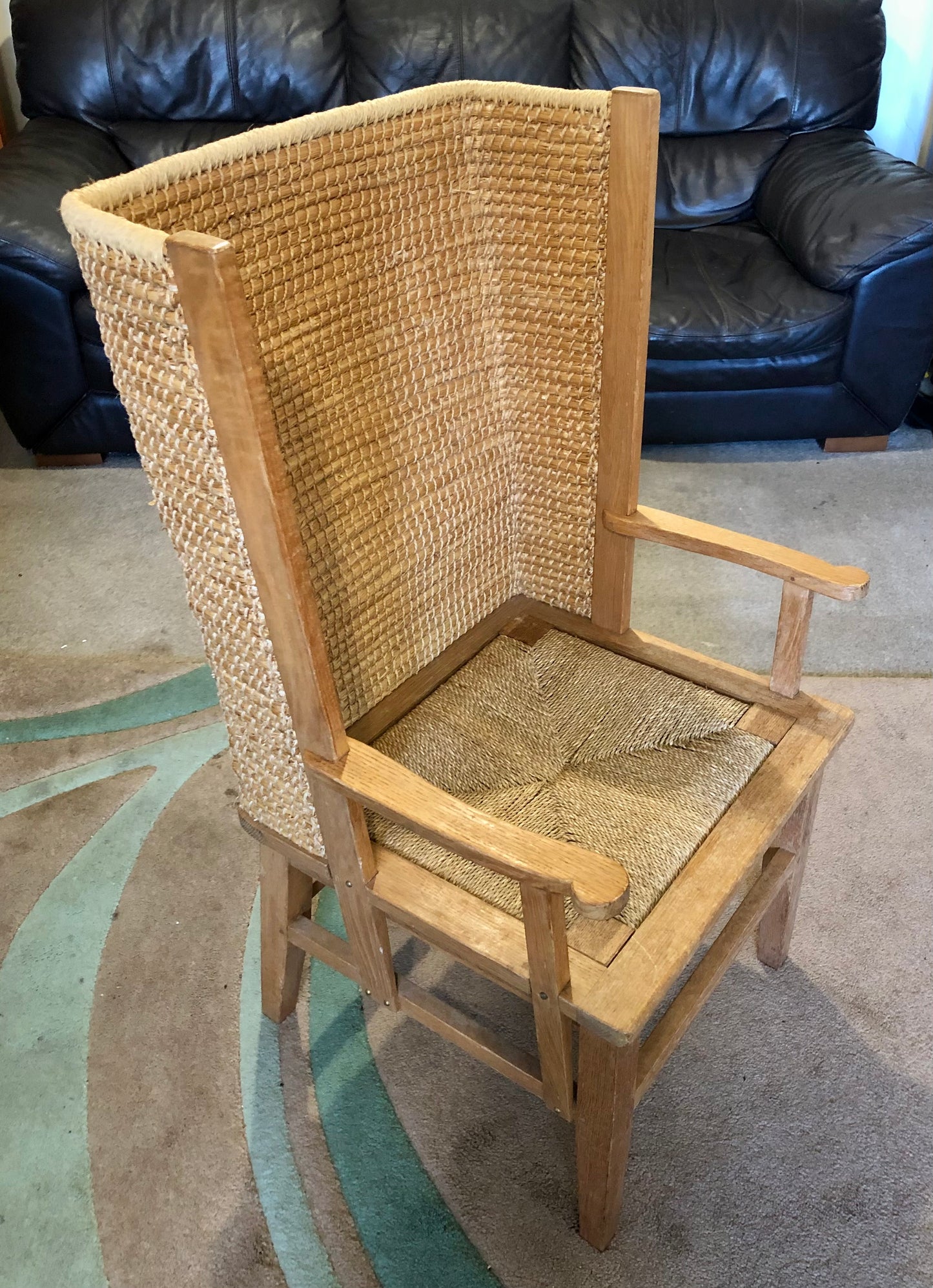 000579....Handsome Vintage Orkney Chair Orkney Armchair ( sold )