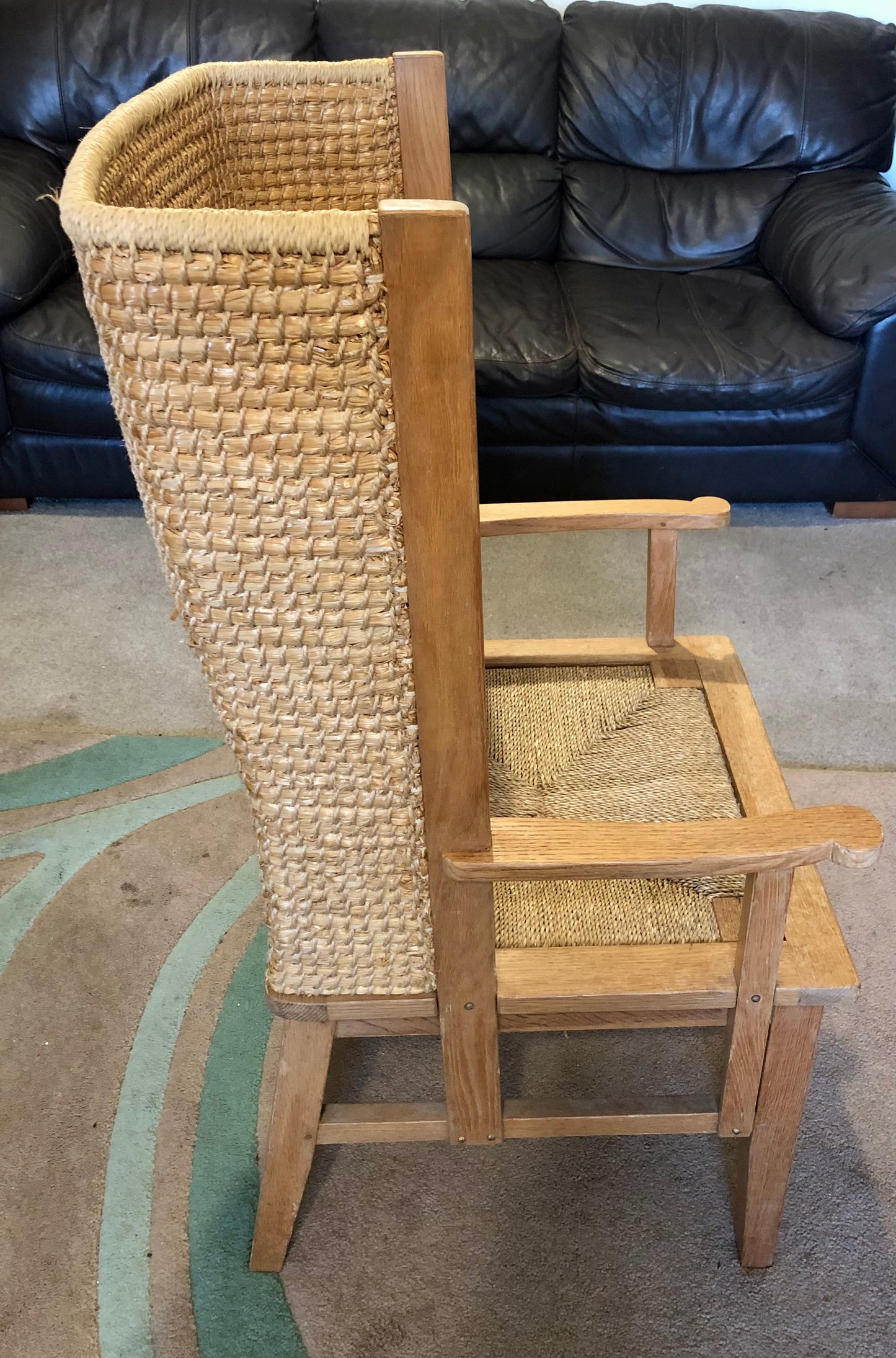 000579....Handsome Vintage Orkney Chair Orkney Armchair ( sold )