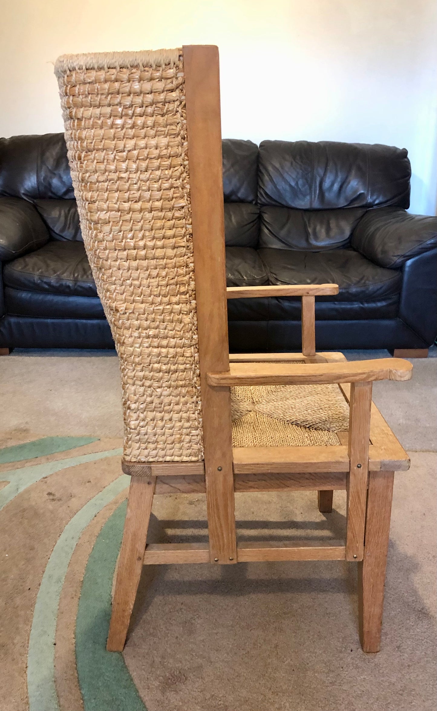 000579....Handsome Vintage Orkney Chair Orkney Armchair ( sold )