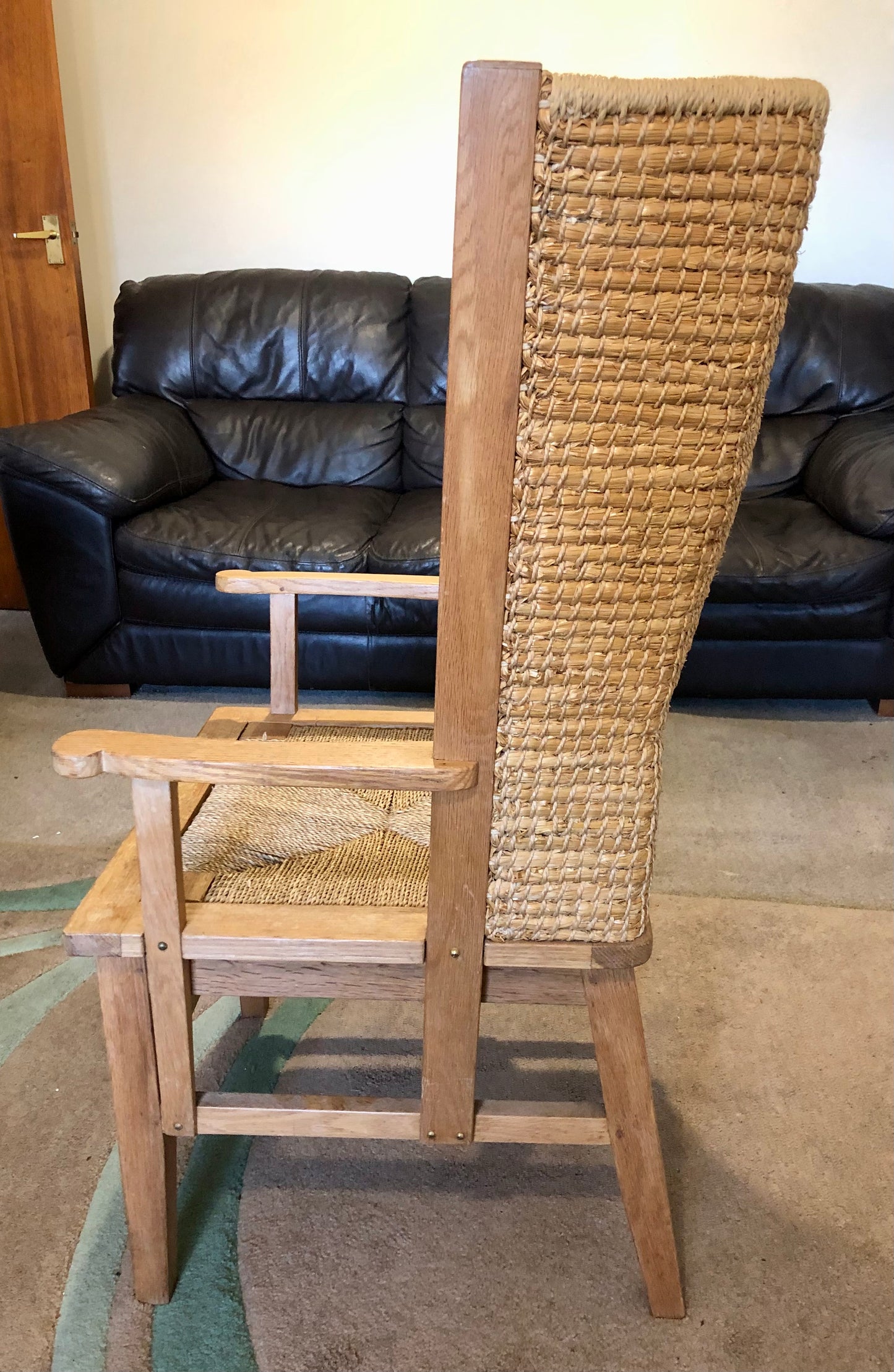 000579....Handsome Vintage Orkney Chair Orkney Armchair ( sold )