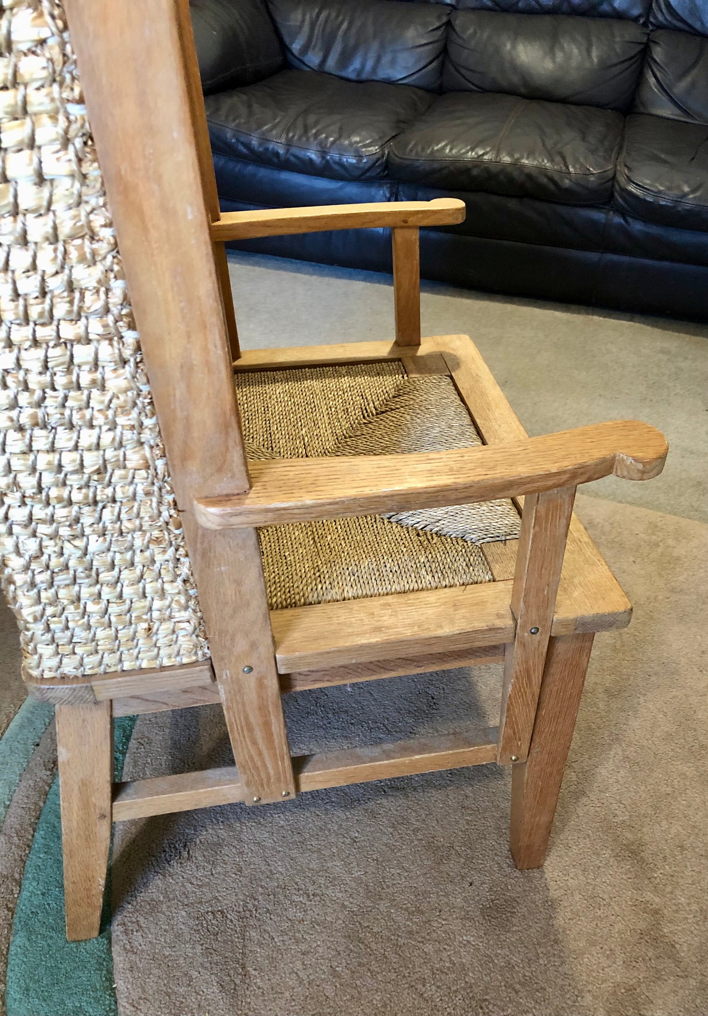 000579....Handsome Vintage Orkney Chair Orkney Armchair ( sold )