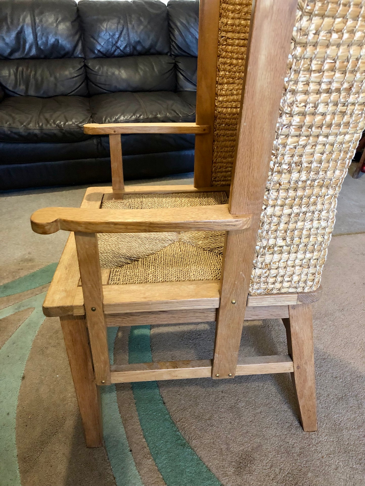 000579....Handsome Vintage Orkney Chair Orkney Armchair ( sold )