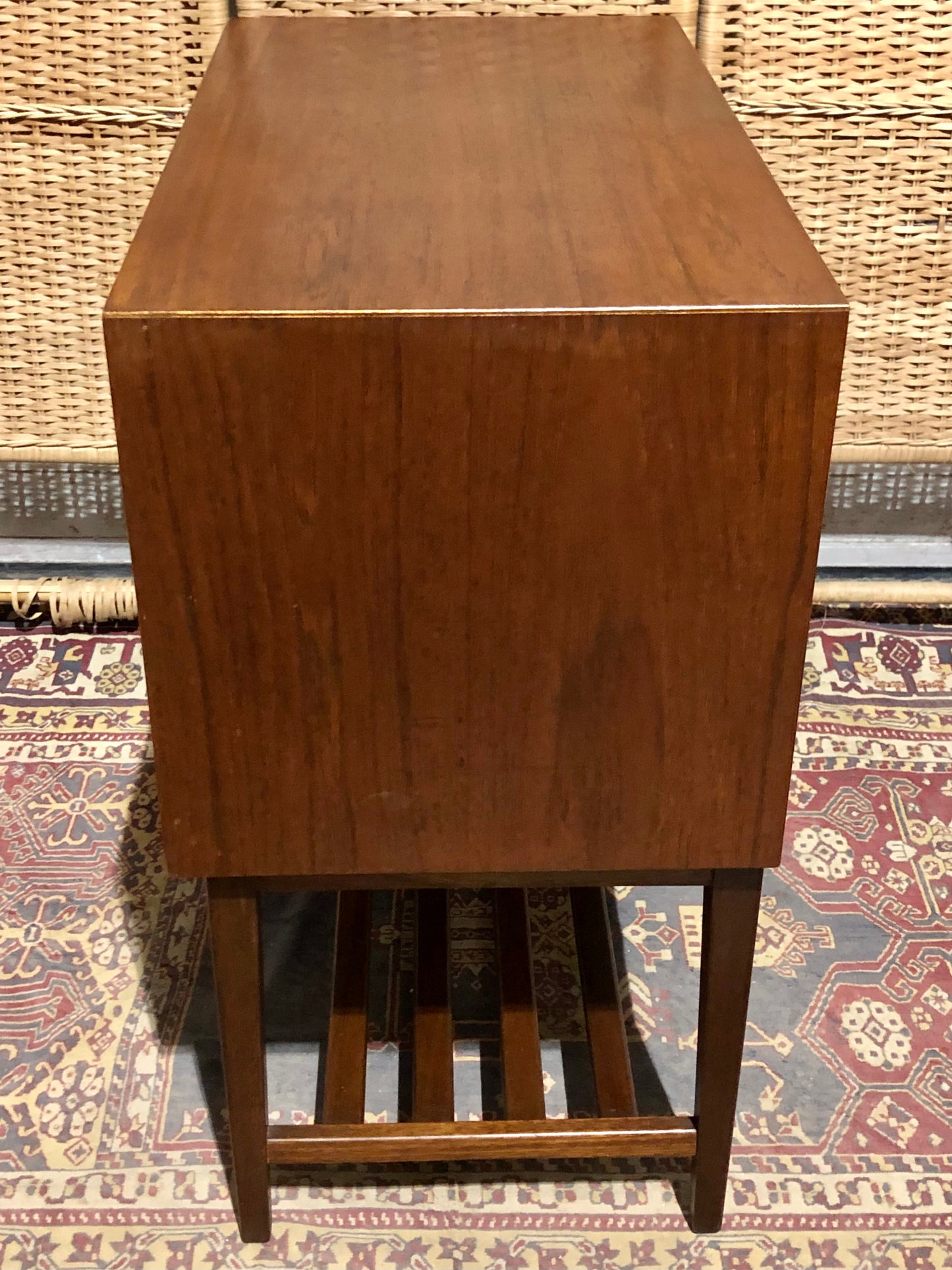 000577....Handsome Retro Teak Record Cabinet ( sold )
